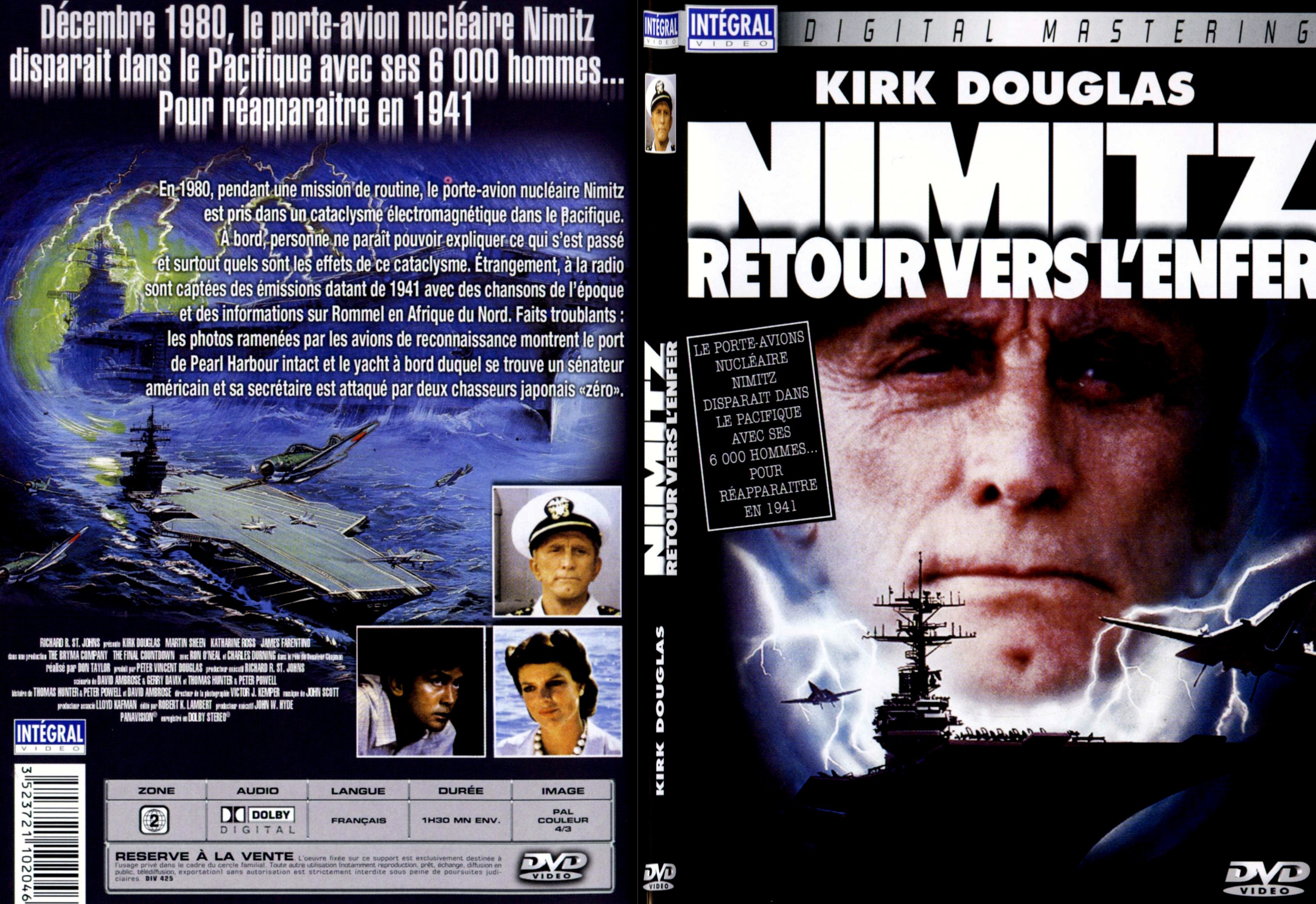 Jaquette DVD Nimitz retour vers l