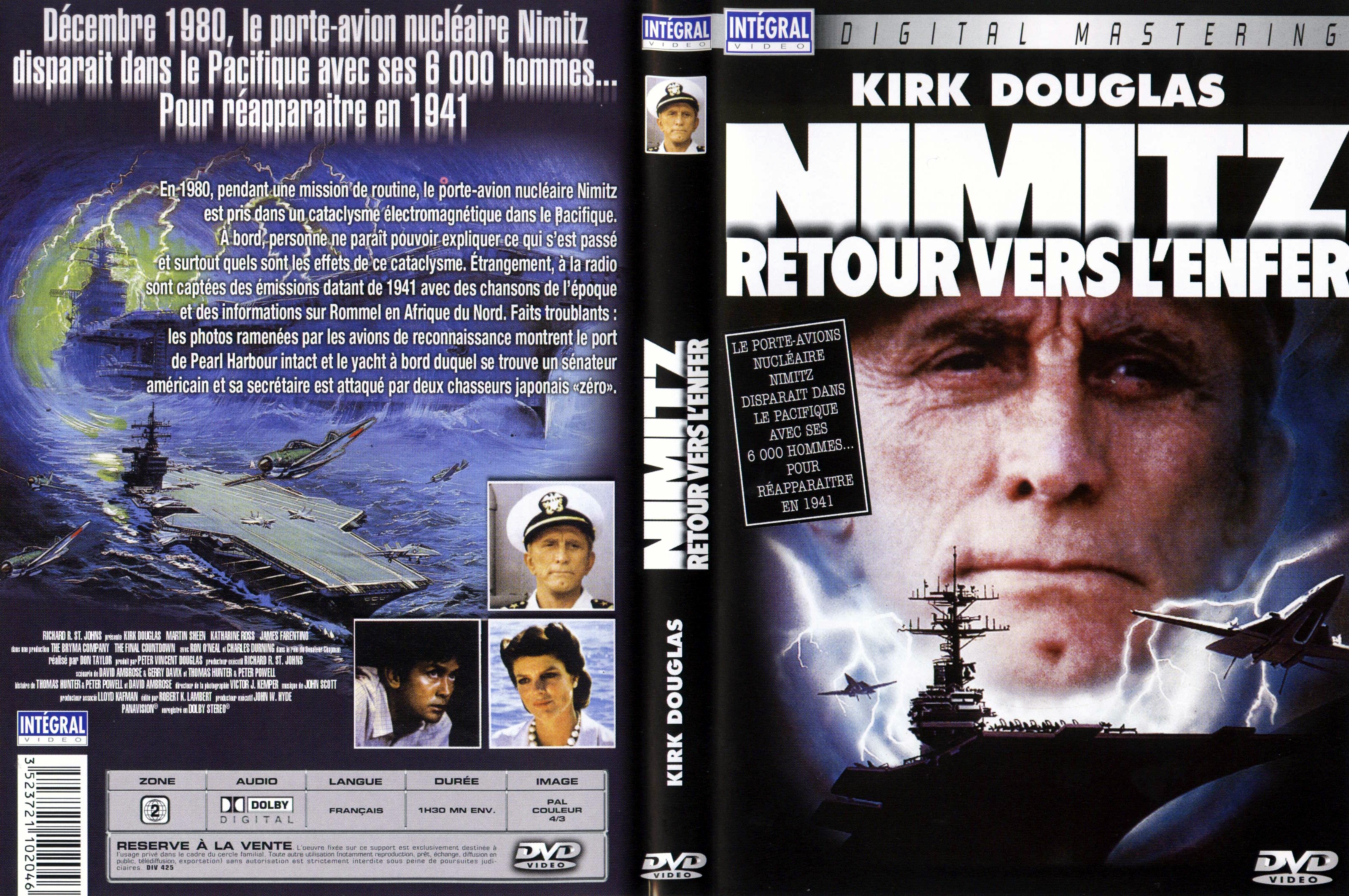 Jaquette DVD Nimitz retour vers l