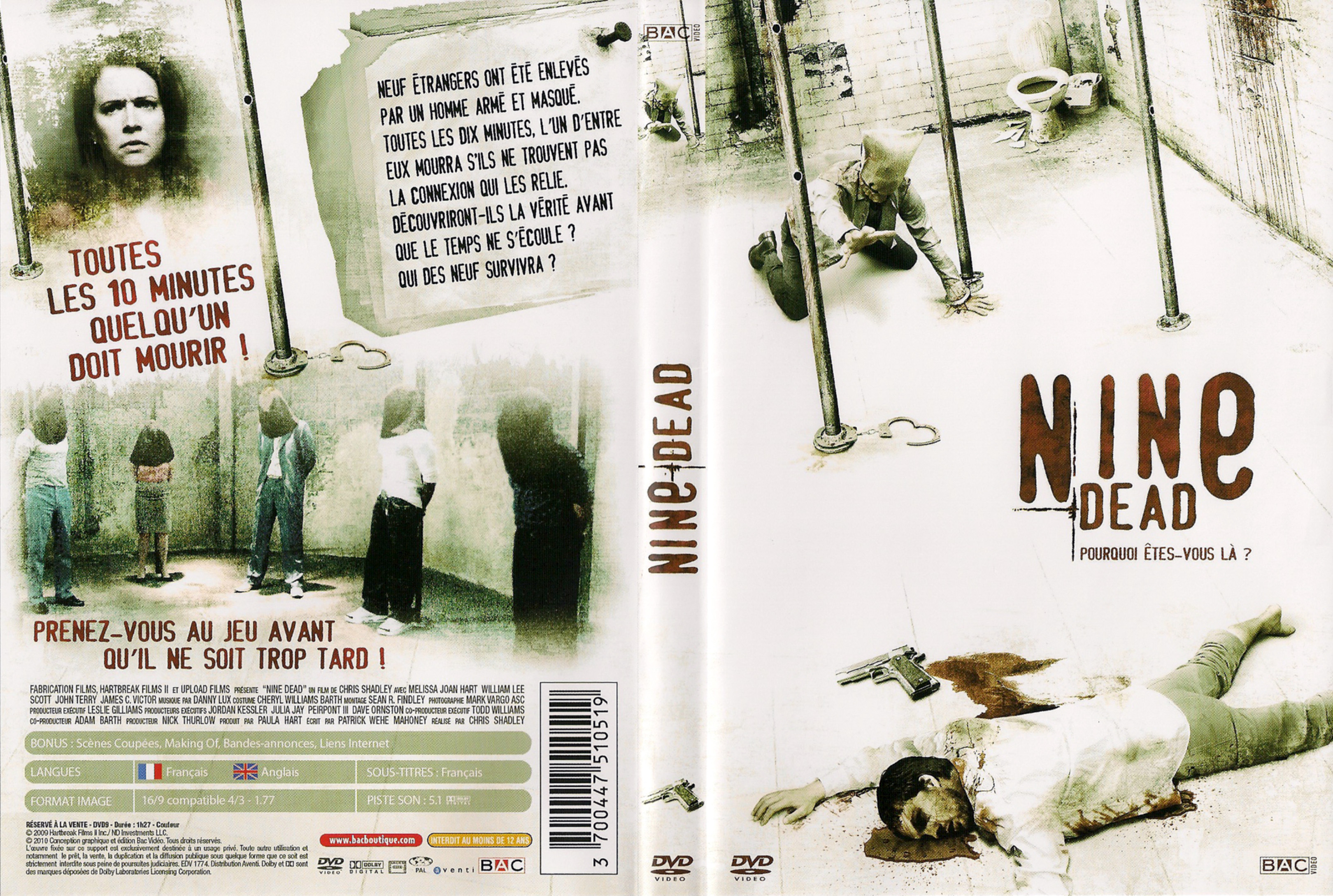 Jaquette DVD Nine Dead