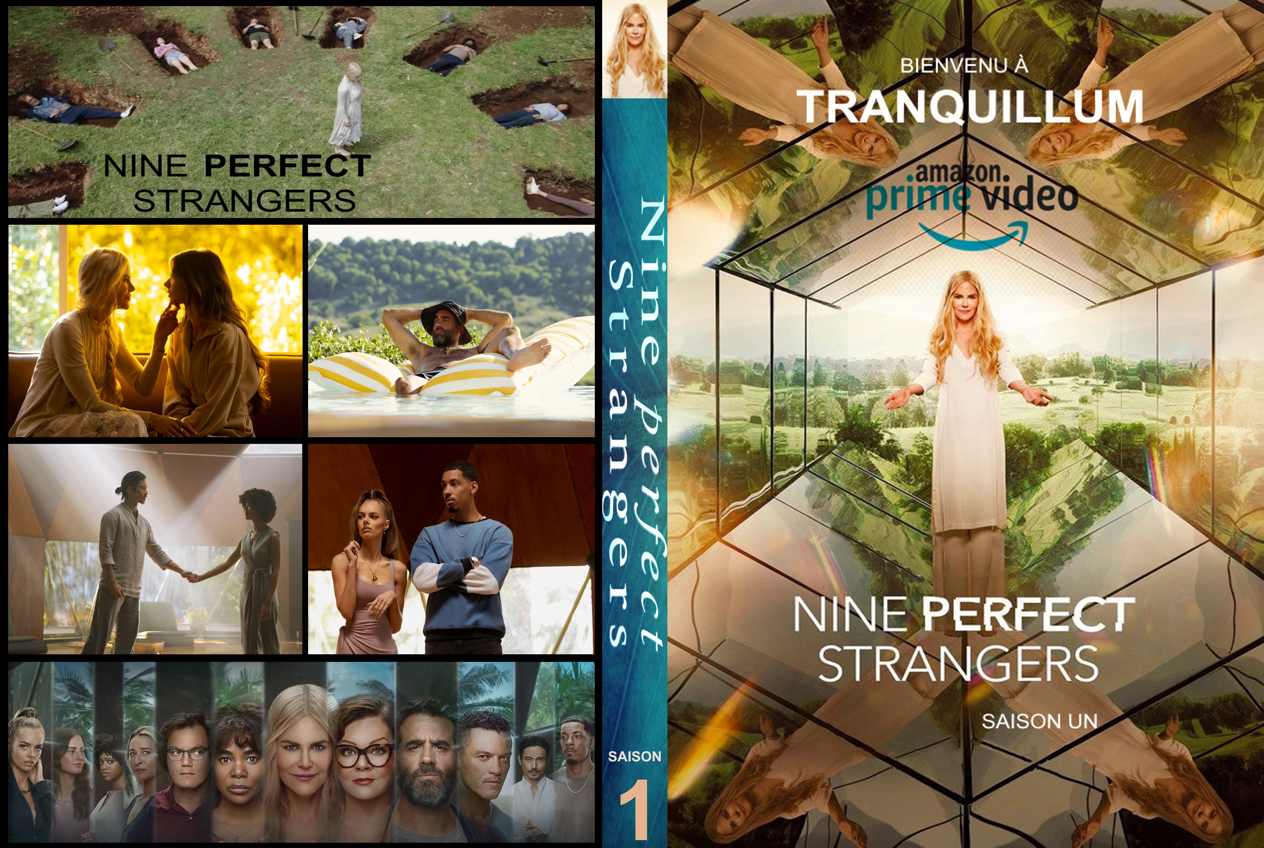 Jaquette DVD Nine Perfect Strangers Saison 01 custom