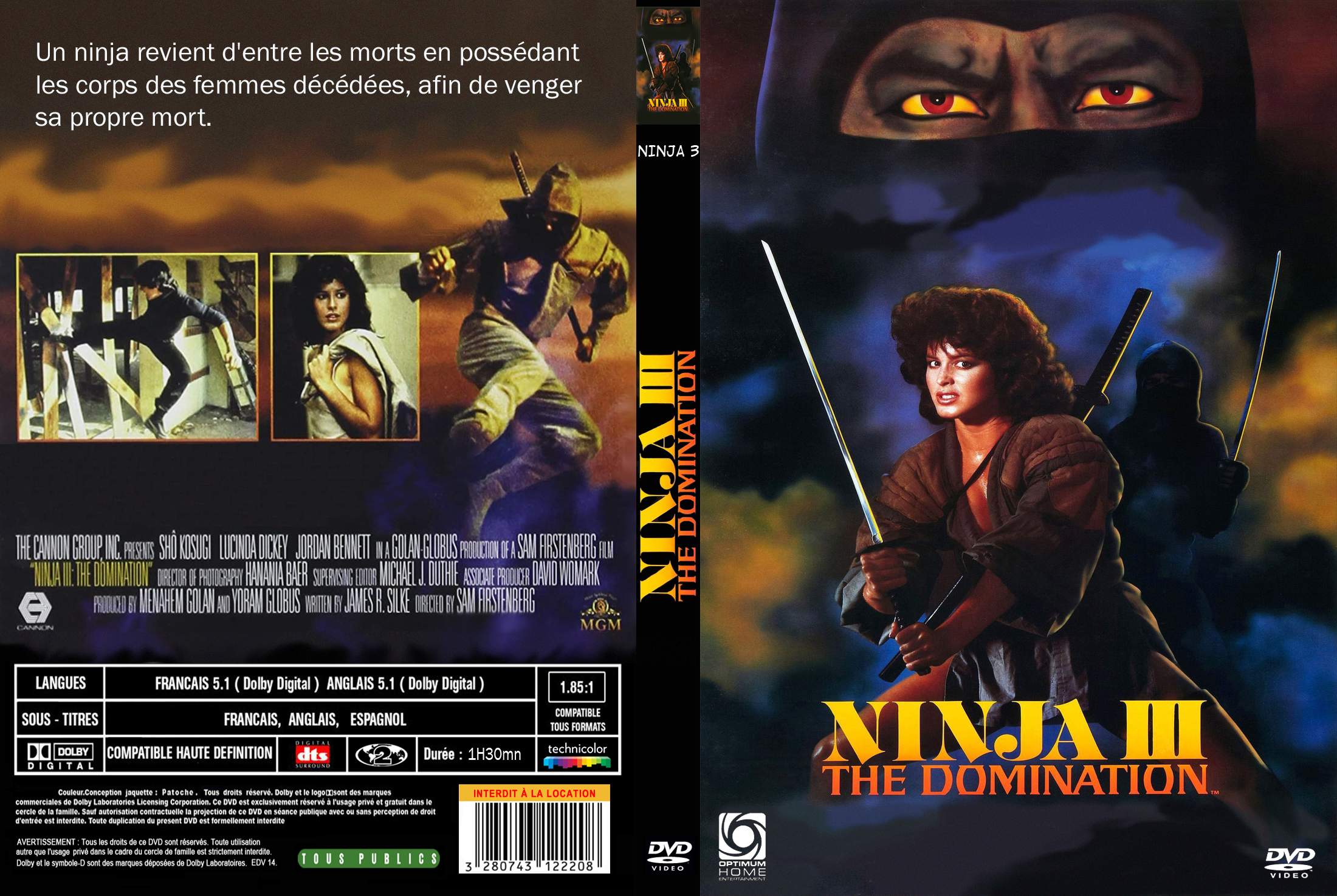 Jaquette DVD Ninja 3 the domination custom