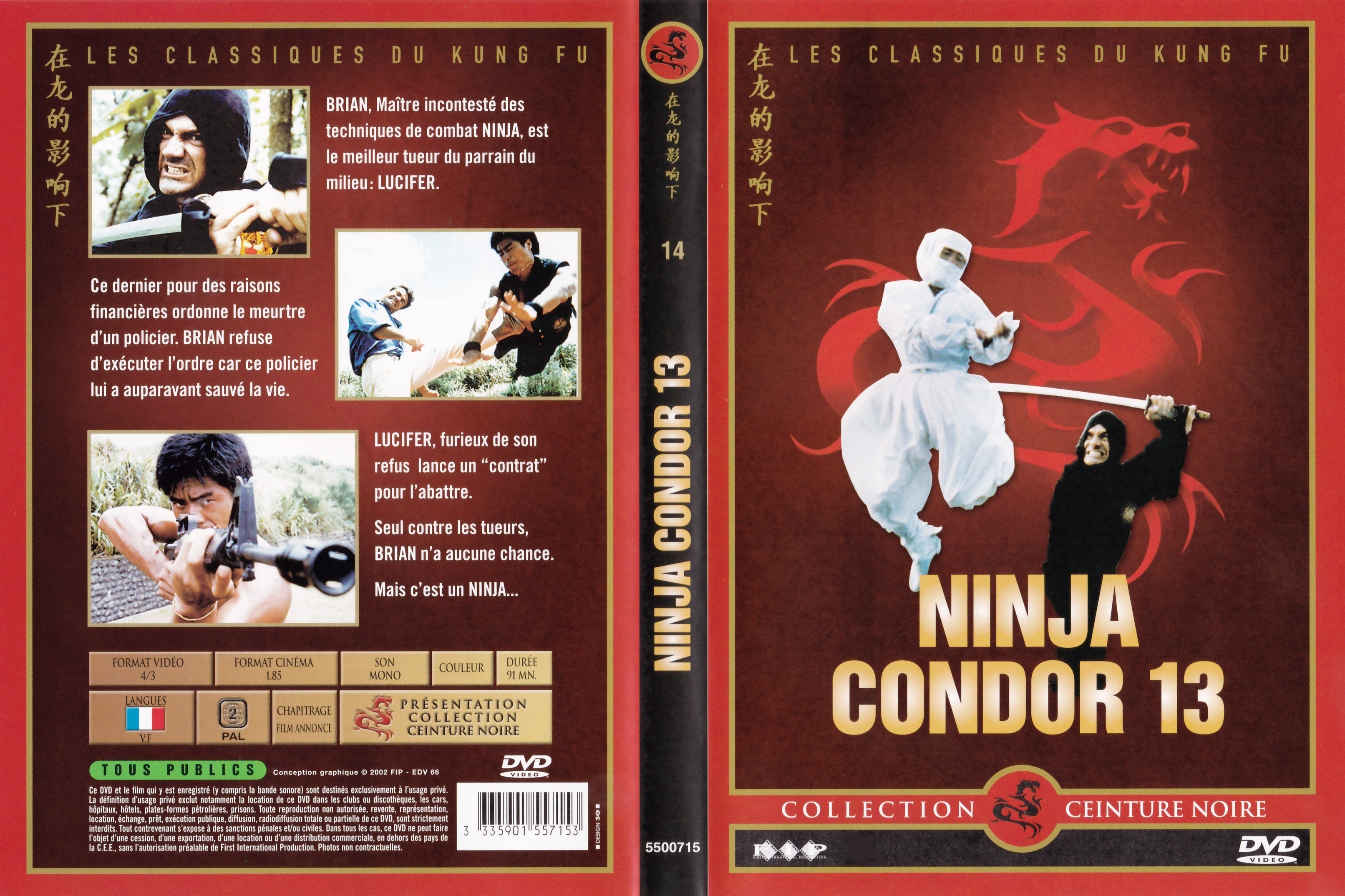 Jaquette DVD Ninja Condor 13