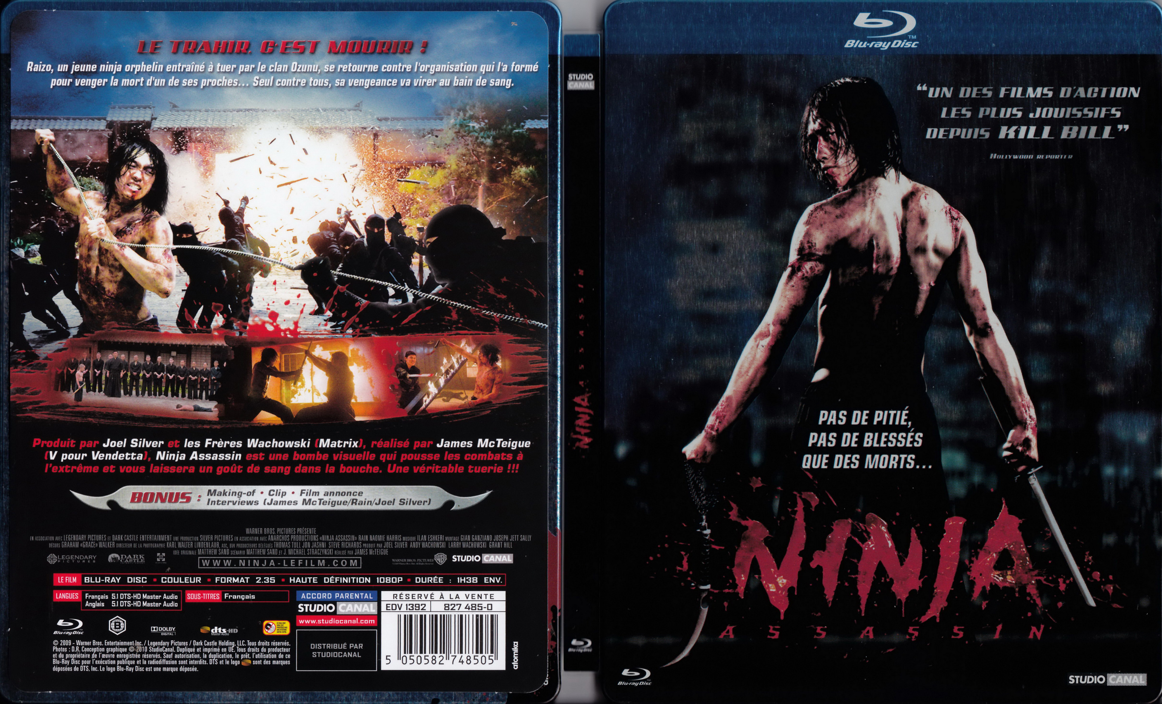 Blu Ray Ninja Assassino Usado Impecável Legendado Importado