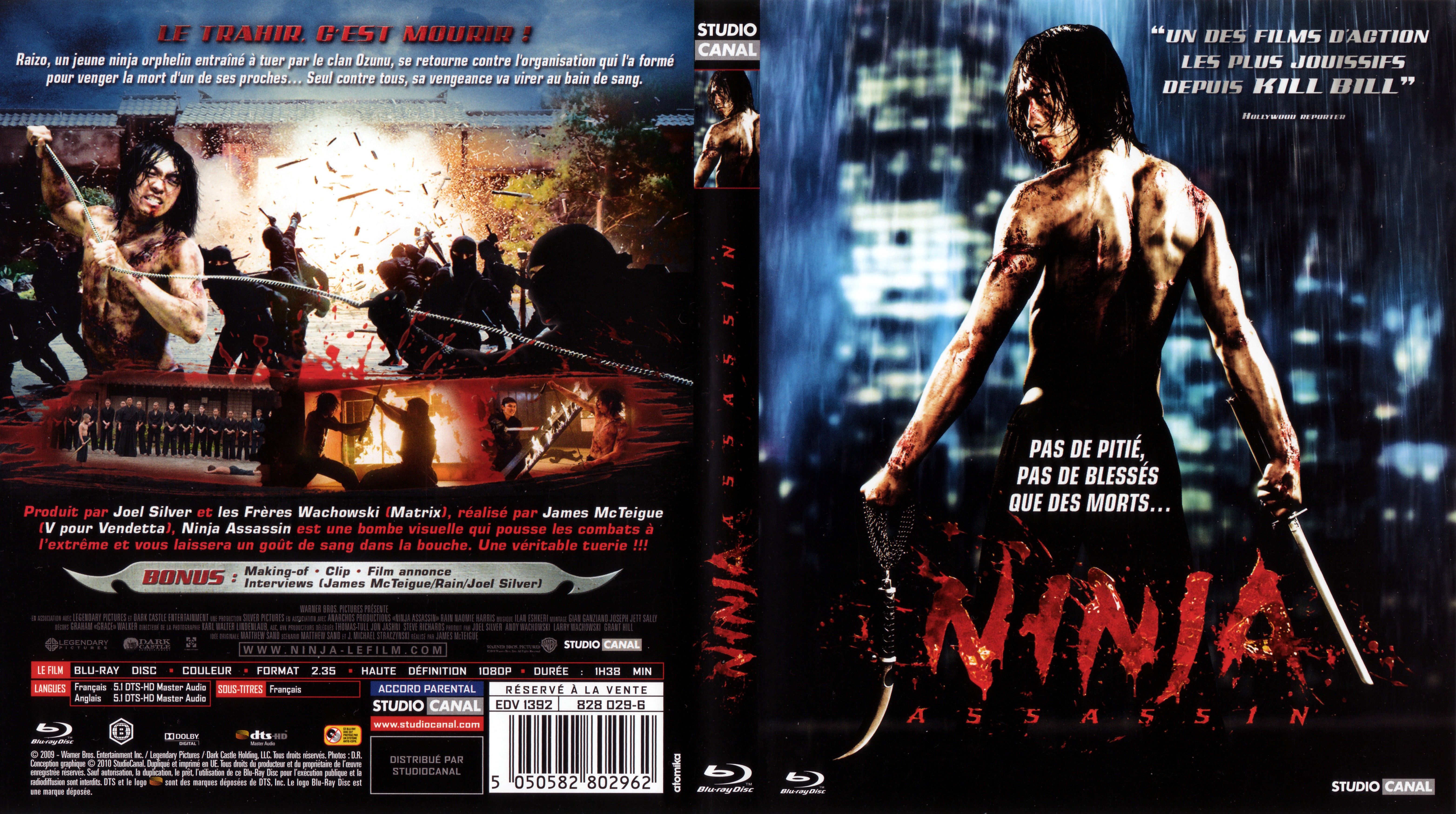 Jaquette DVD Ninja assassin (BLU-RAY) v2