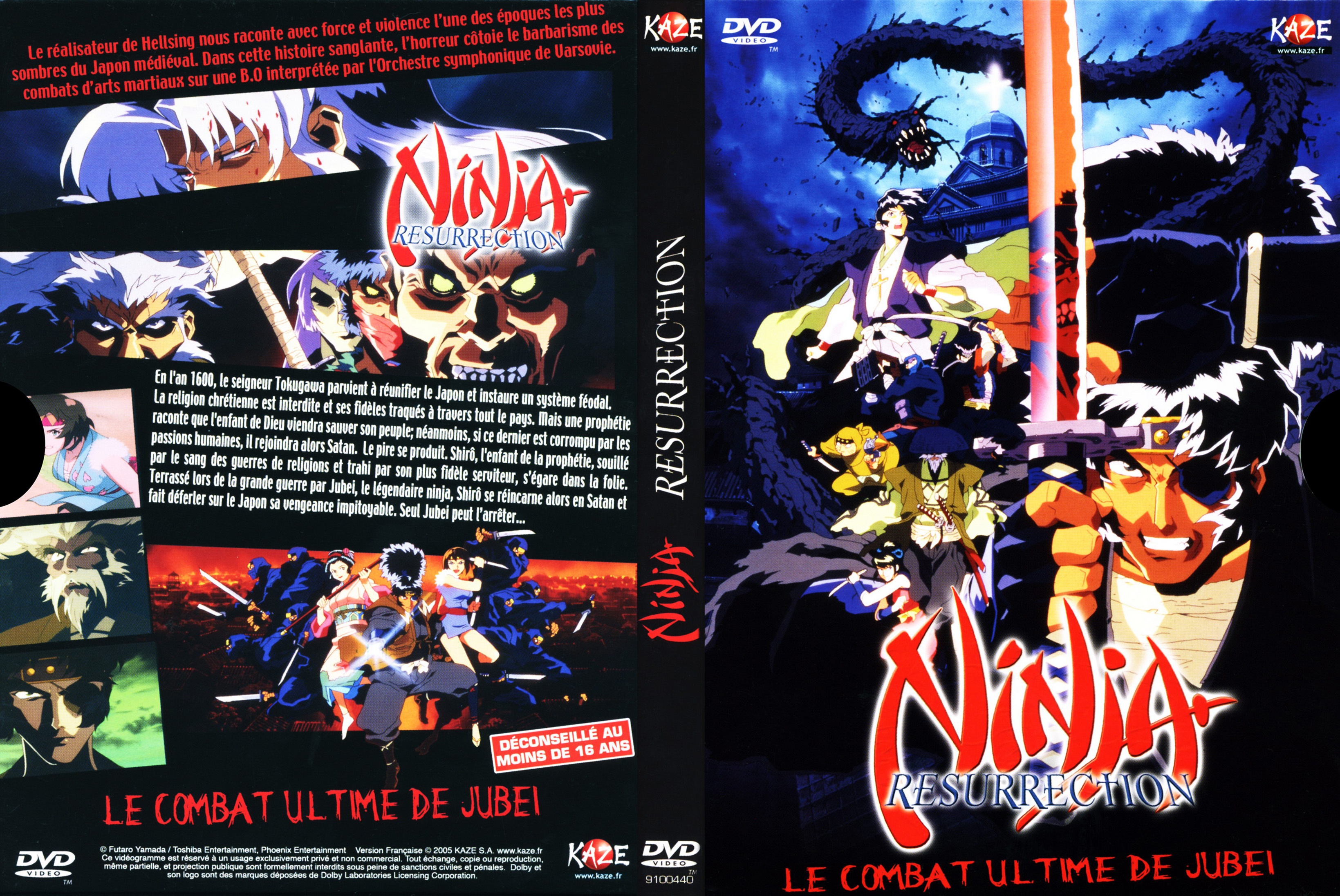 Jaquette DVD Ninja resurrection