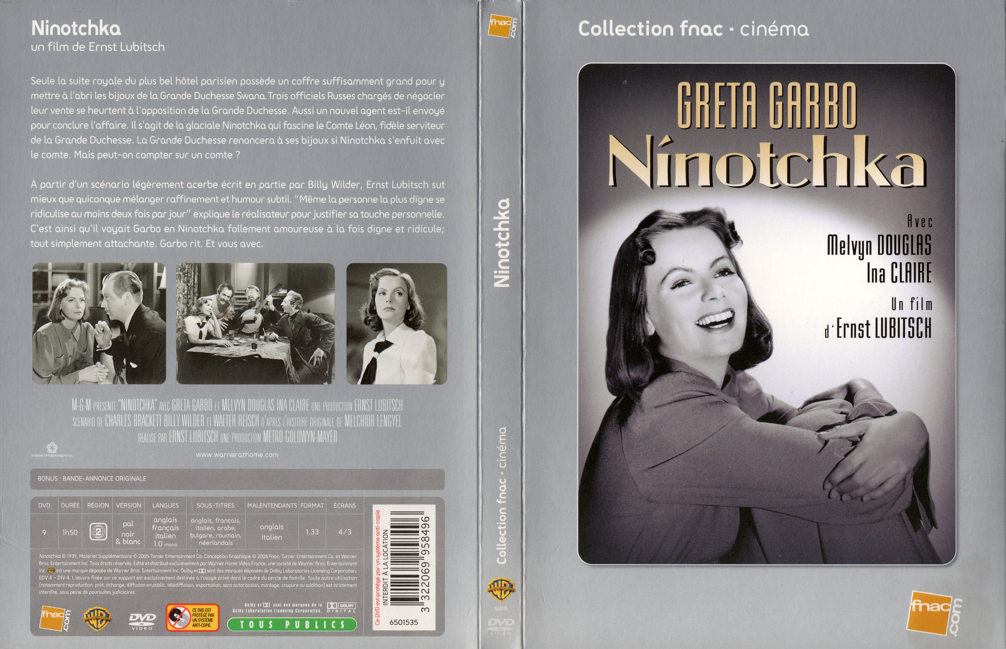 Jaquette DVD Ninotchka
