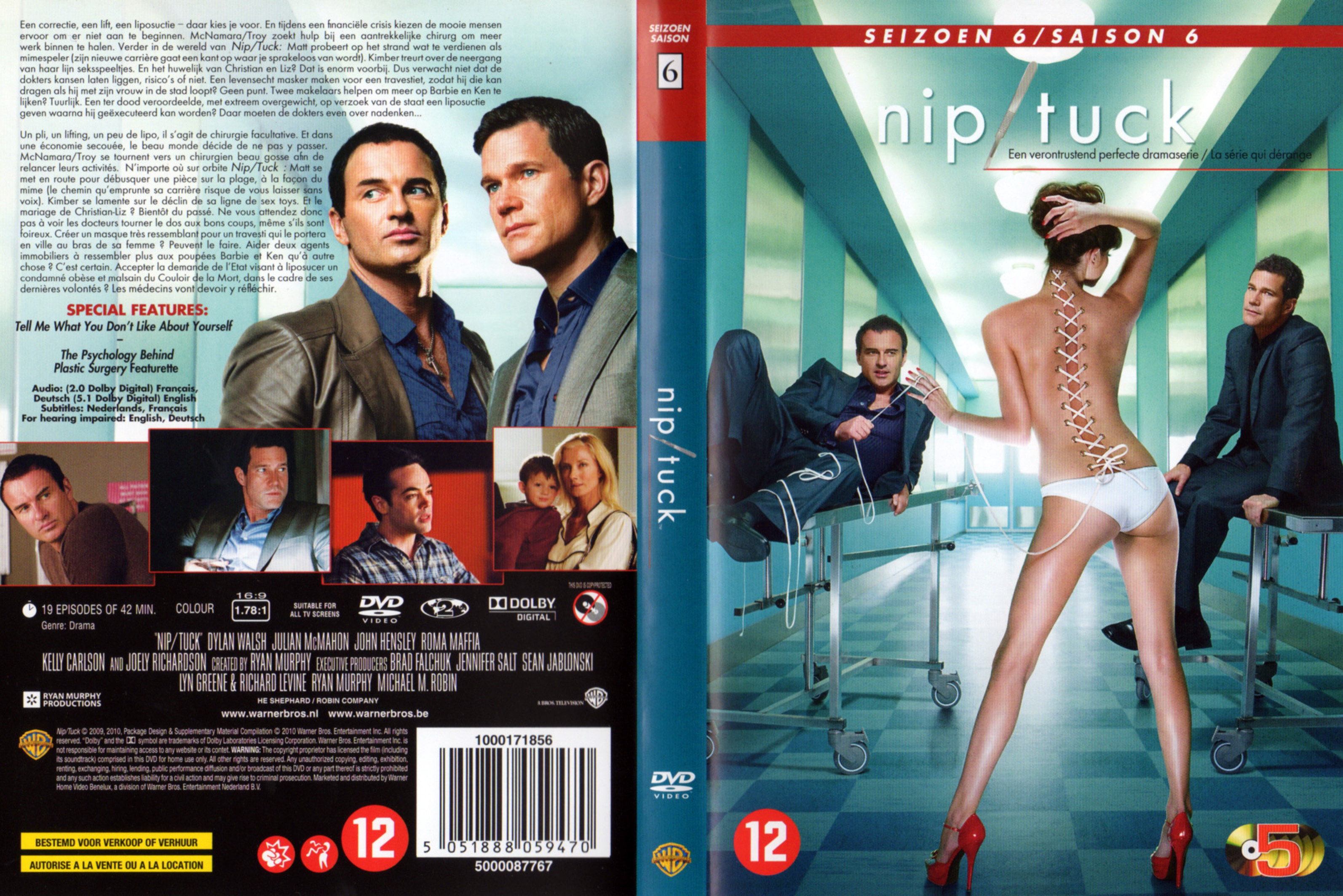 Jaquette DVD Nip-Tuck Saison 6