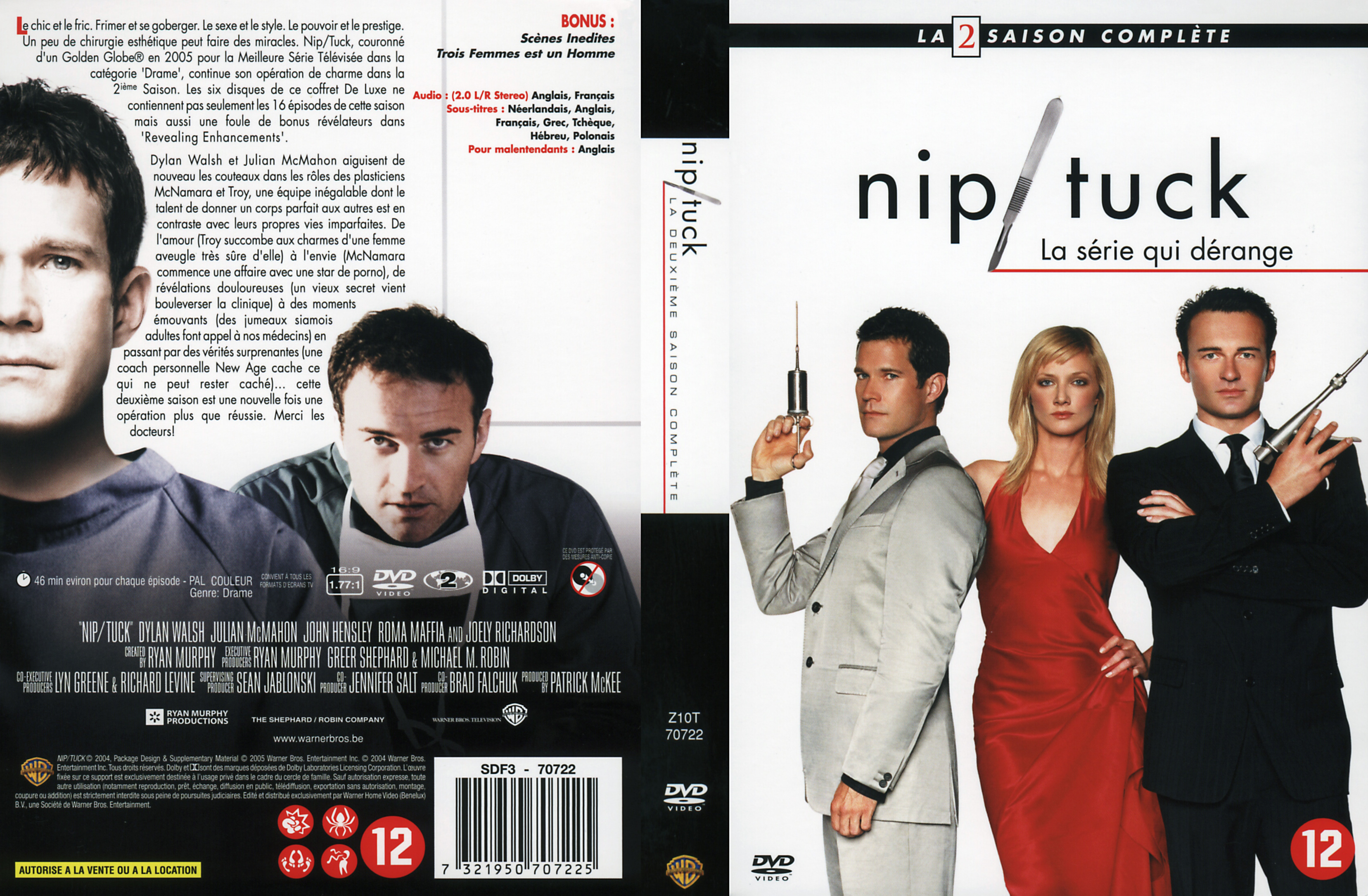 Jaquette DVD Nip-Tuck saison 2 COFFRET