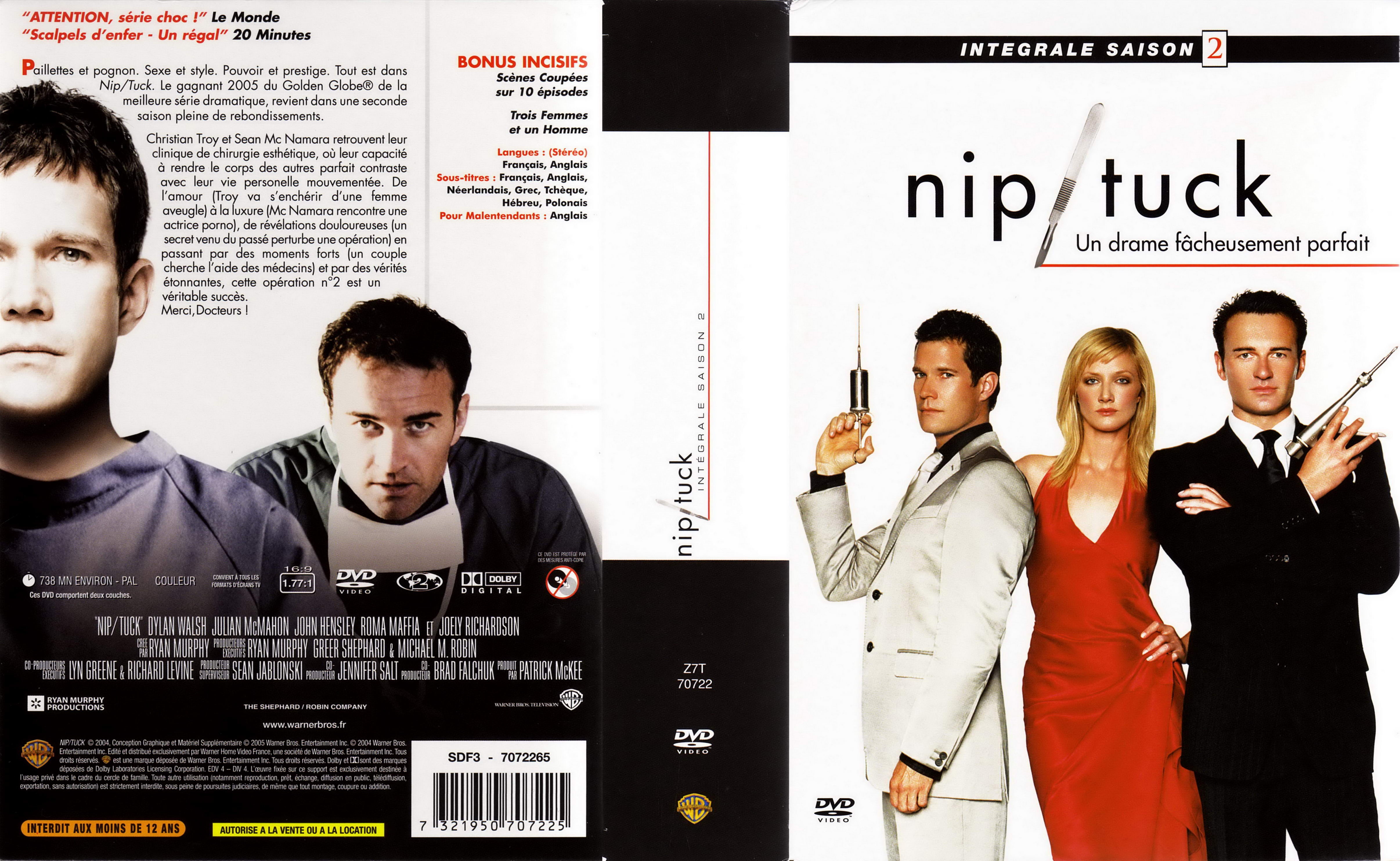 Jaquette DVD Nip-Tuck saison 2 COFFRET v2