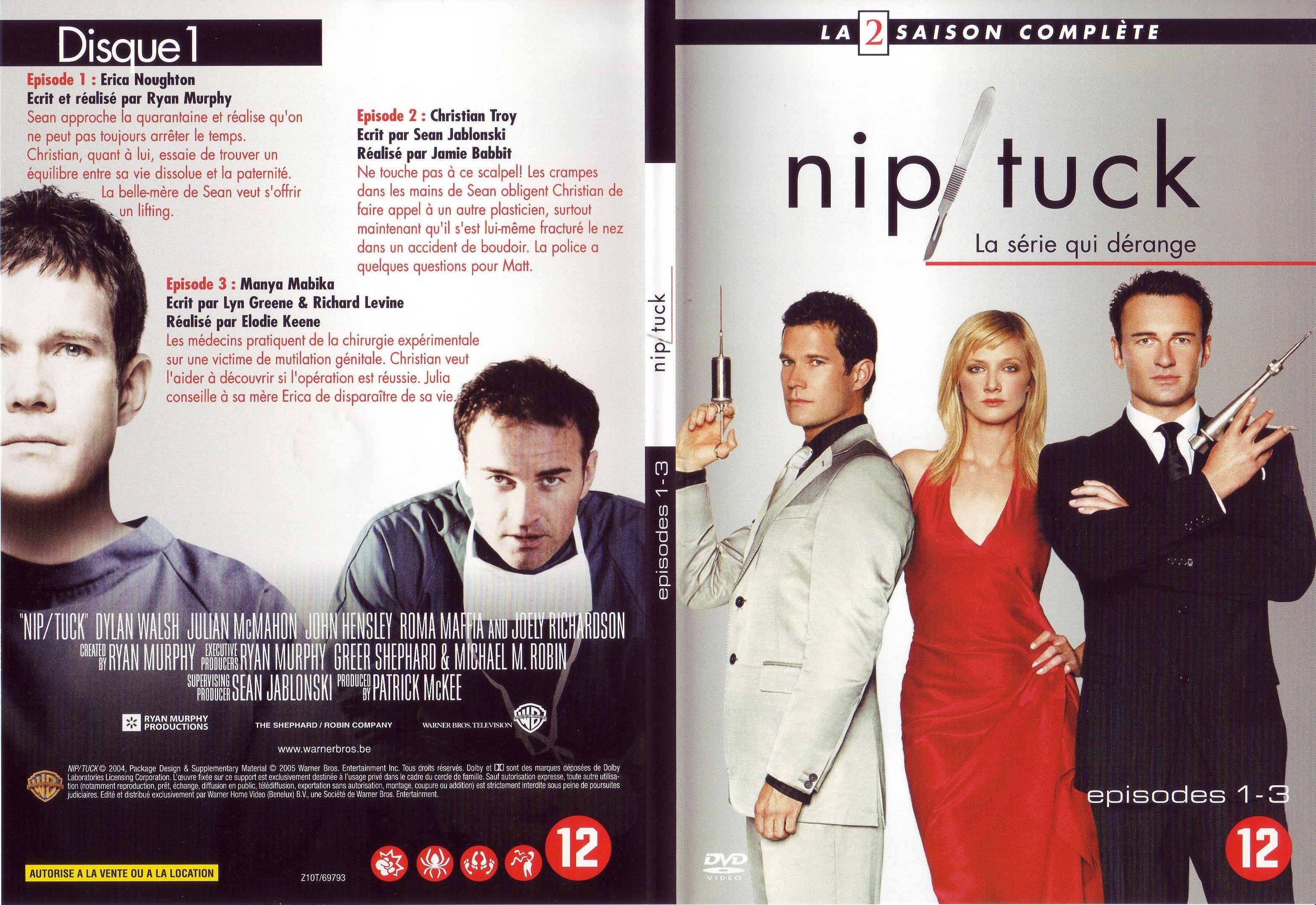 Jaquette DVD Nip-Tuck saison 2 DVD 1
