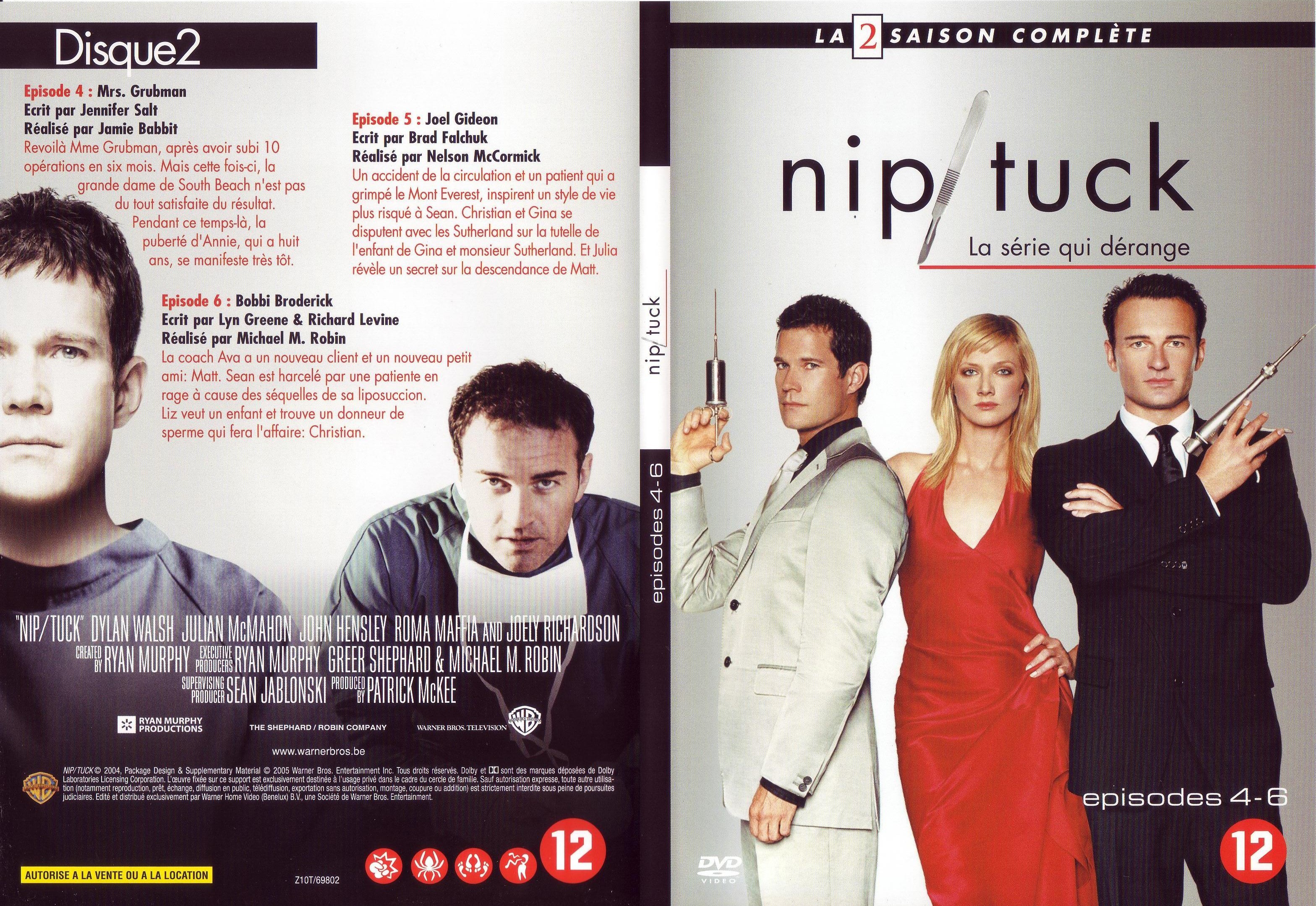 Jaquette DVD Nip-Tuck saison 2 DVD 2