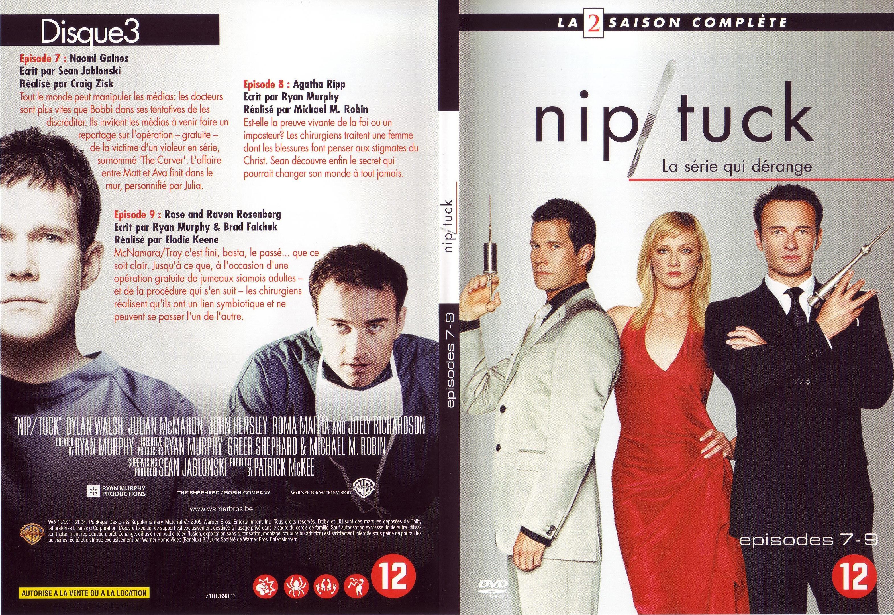 Jaquette DVD Nip-Tuck saison 2 DVD 3