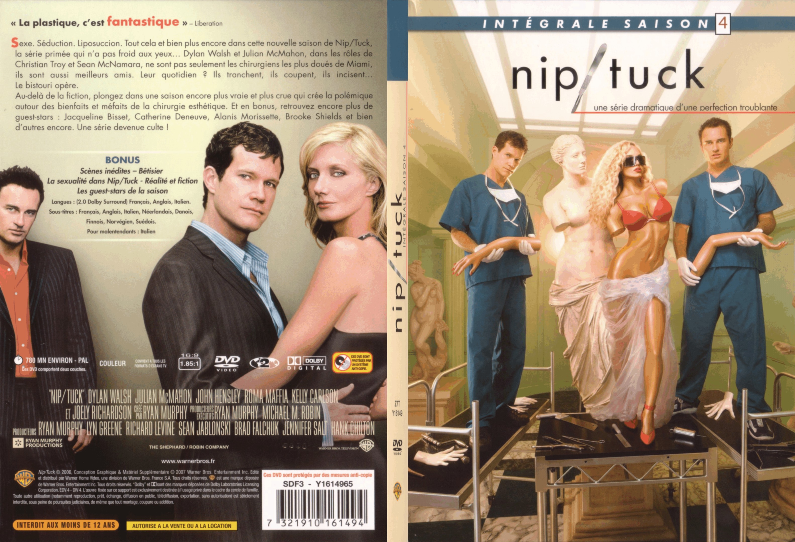 Jaquette DVD Nip-Tuck saison 4 - SLIM