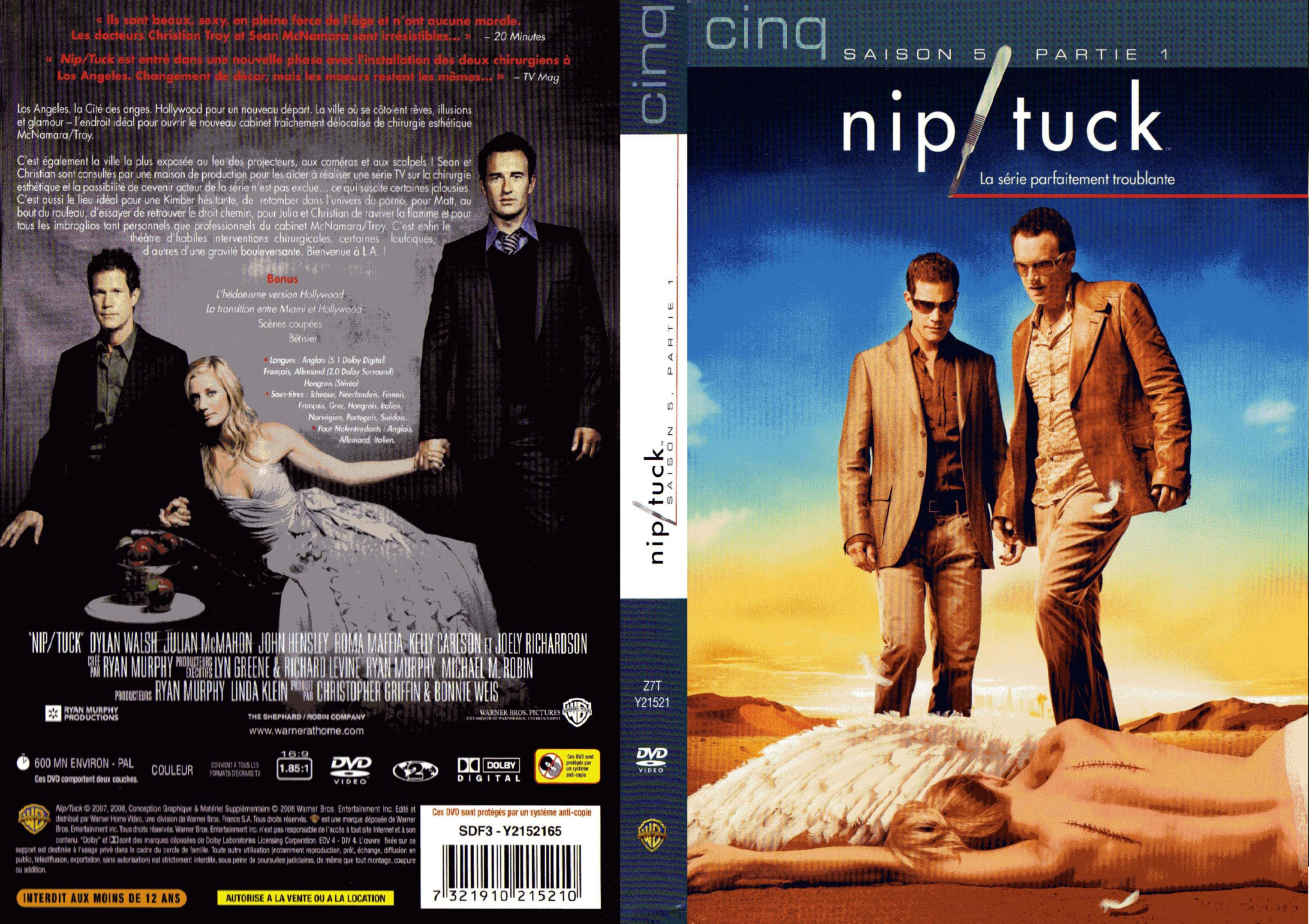 Jaquette DVD Nip-Tuck saison 5 Partie 1