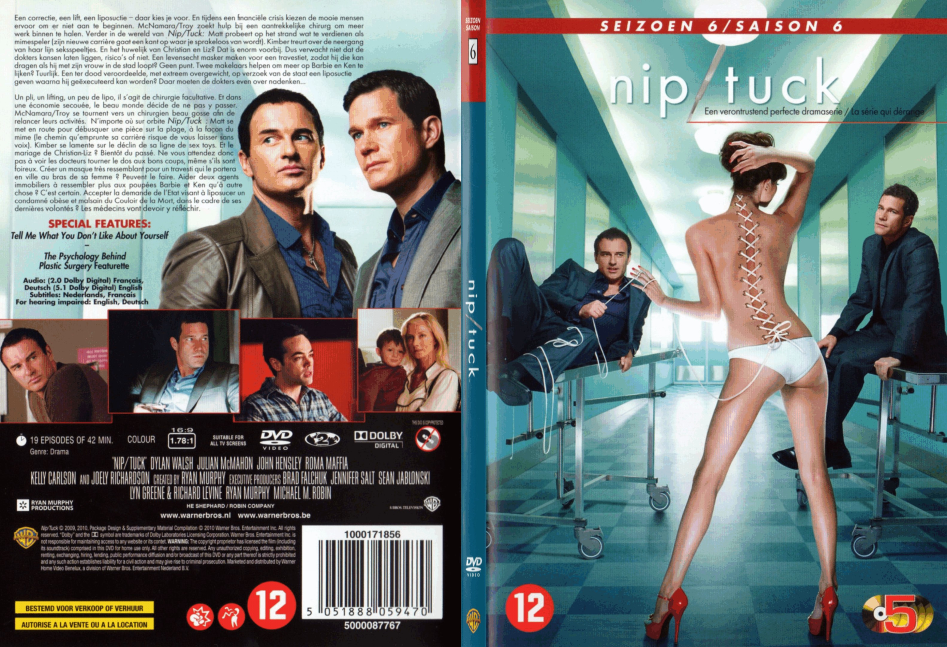 Jaquette DVD Nip-Tuck saison 6 - SLIM