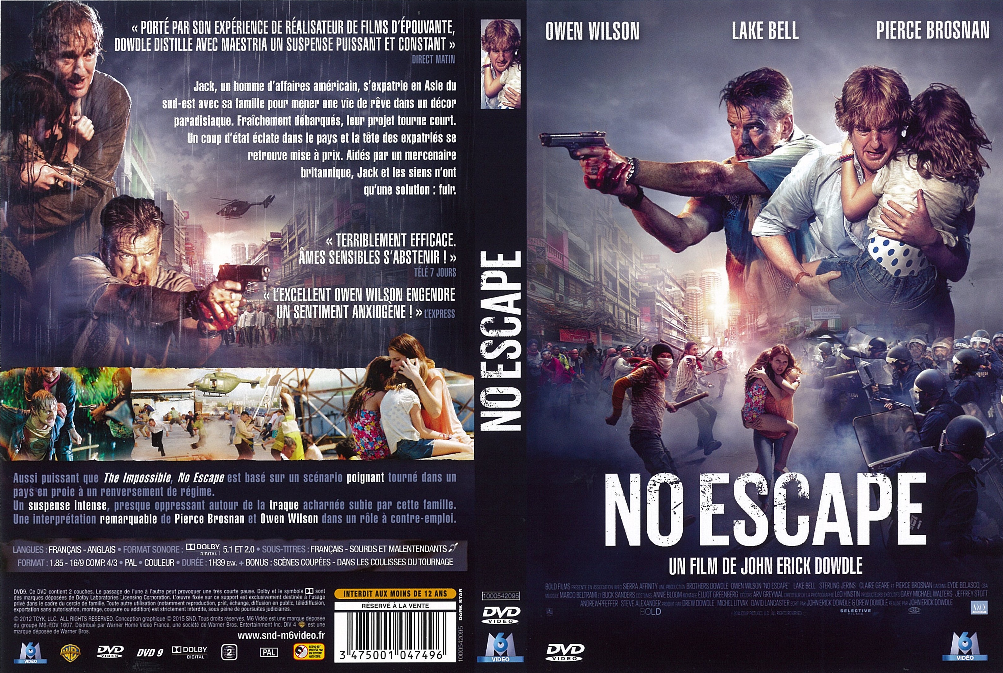 Jaquette DVD No Escape