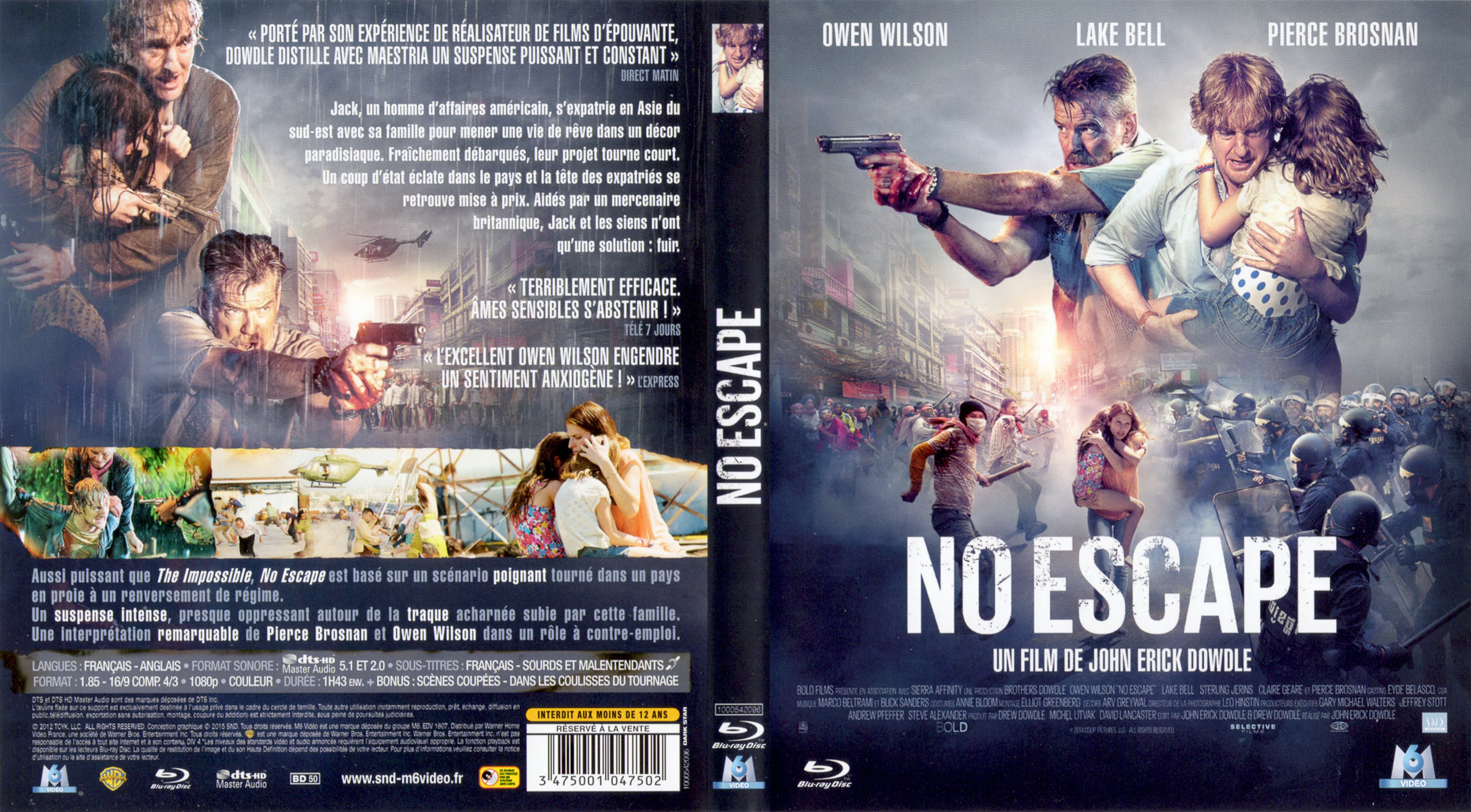 Jaquette DVD No Escape (BLU-RAY)