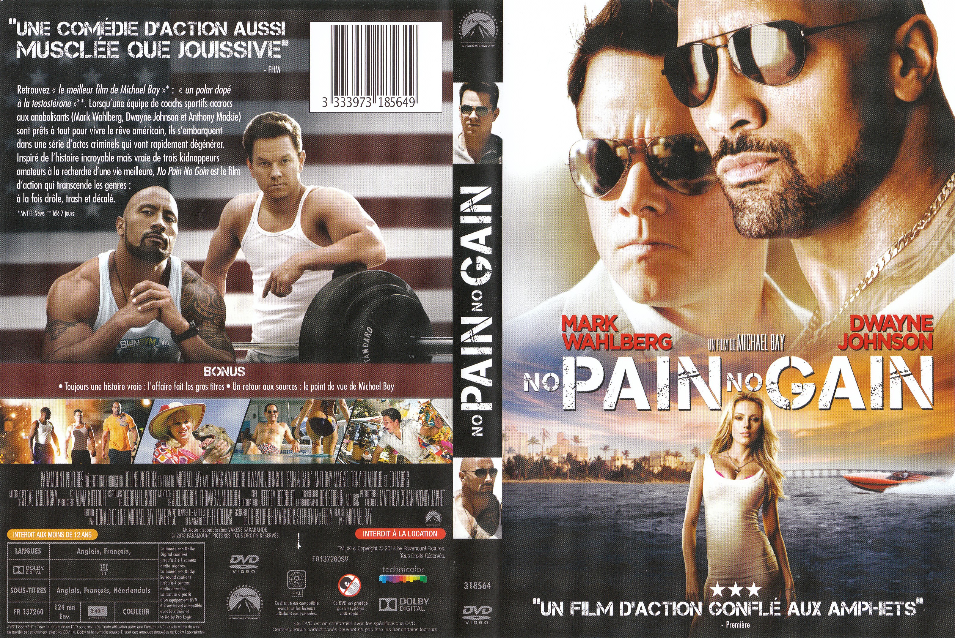 Jaquette DVD No Pain No Gain