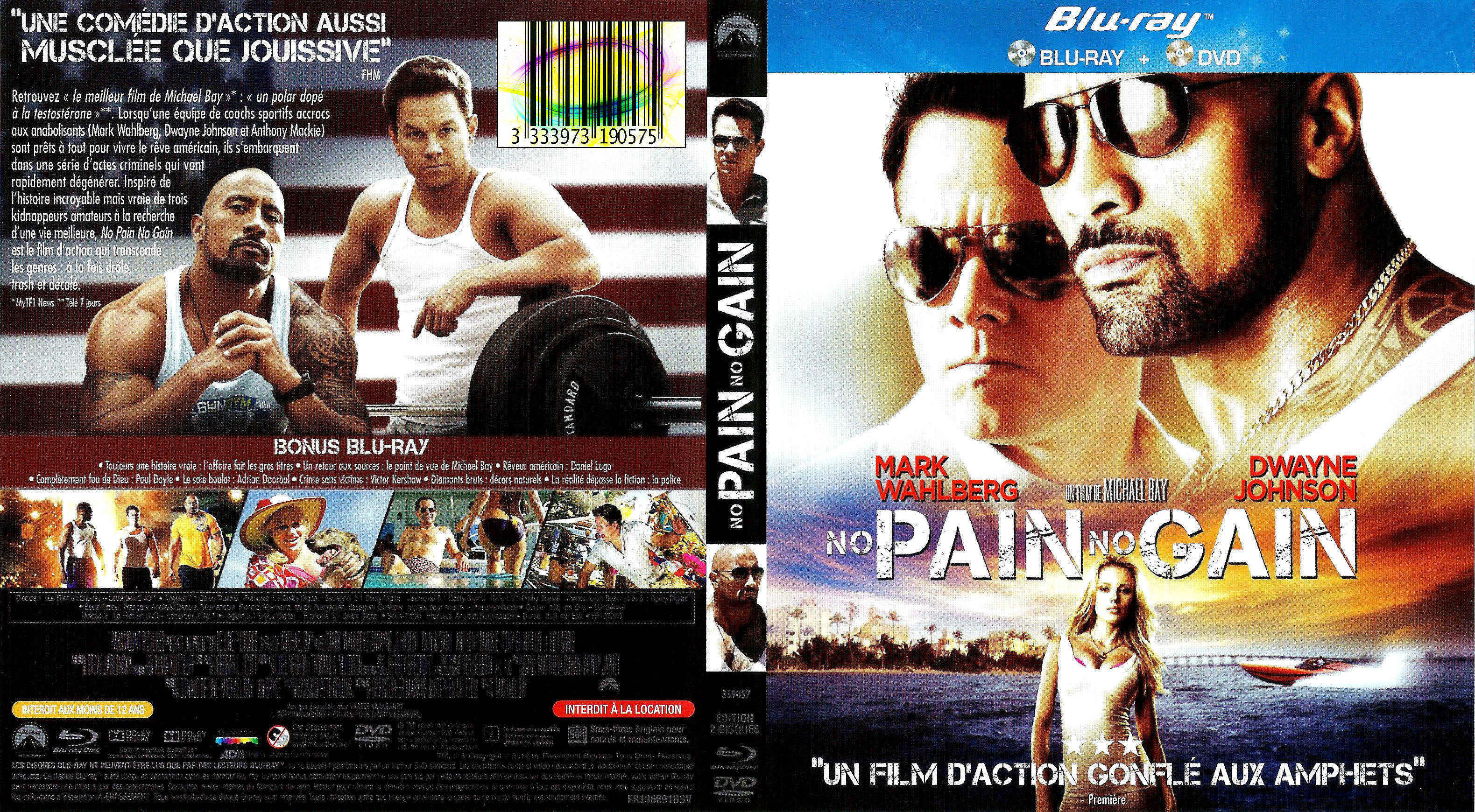 Jaquette DVD No Pain No Gain (BLU-RAY)