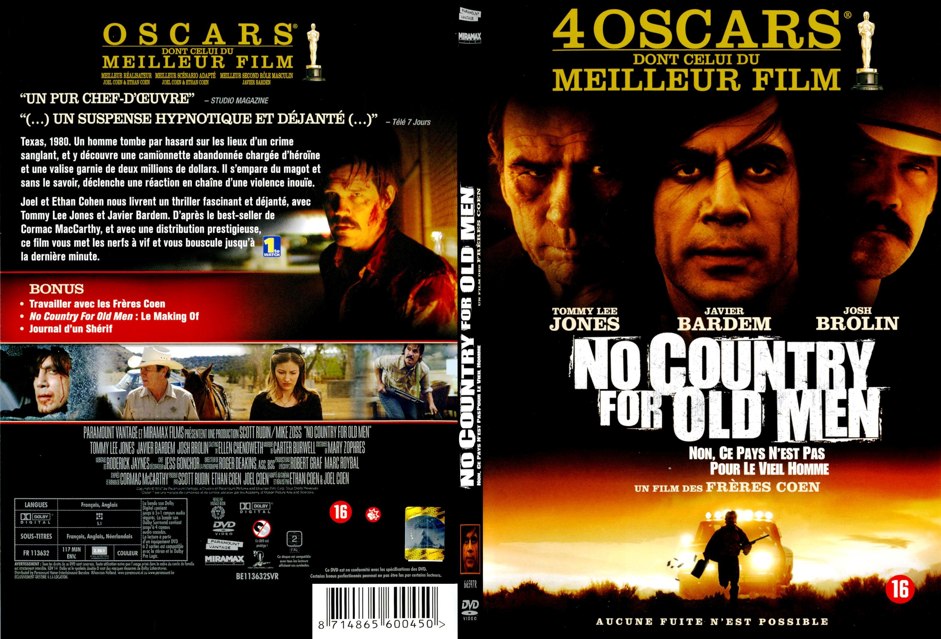 Jaquette DVD No country for old men - SLIM