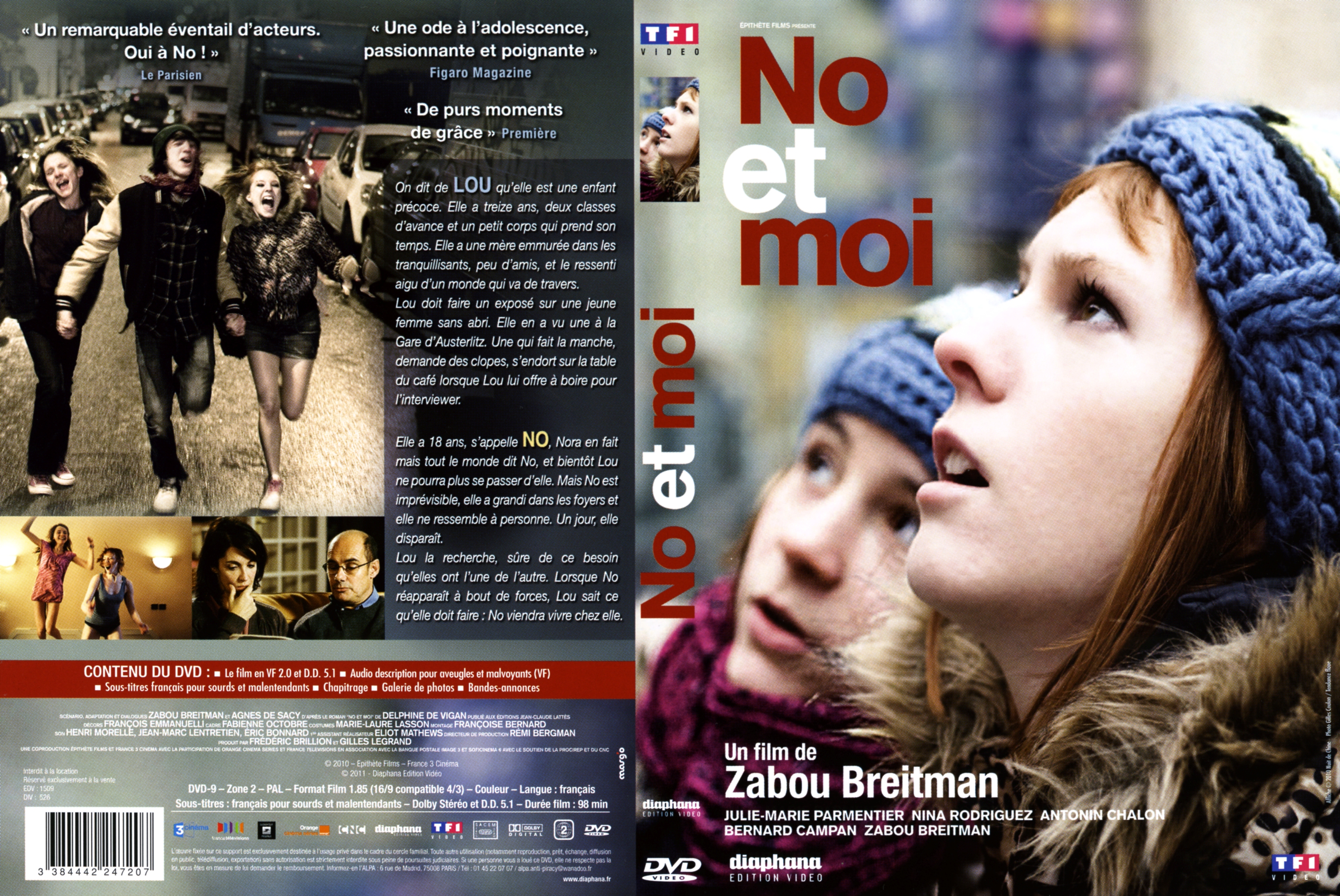 Jaquette DVD No et moi