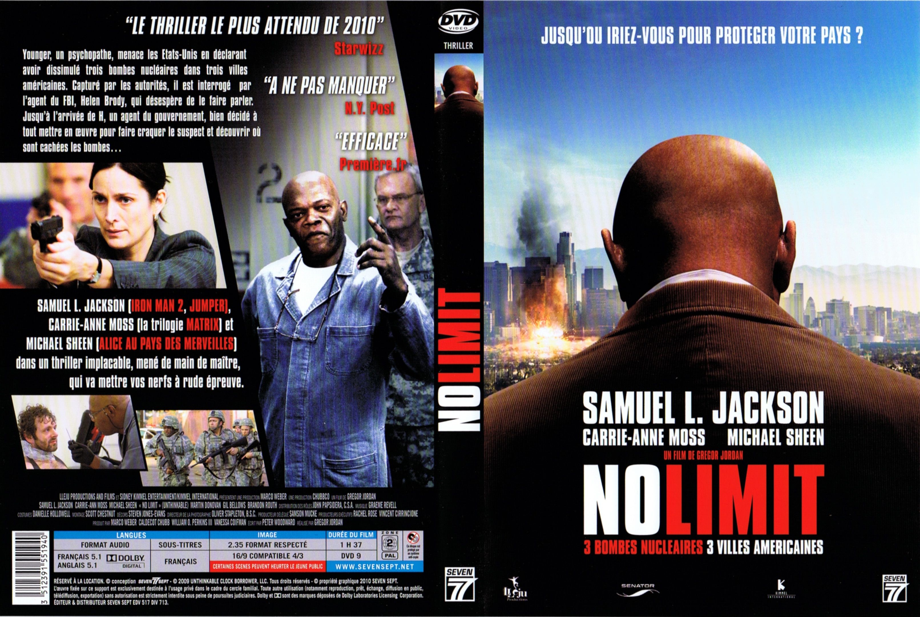 Jaquette DVD No limit