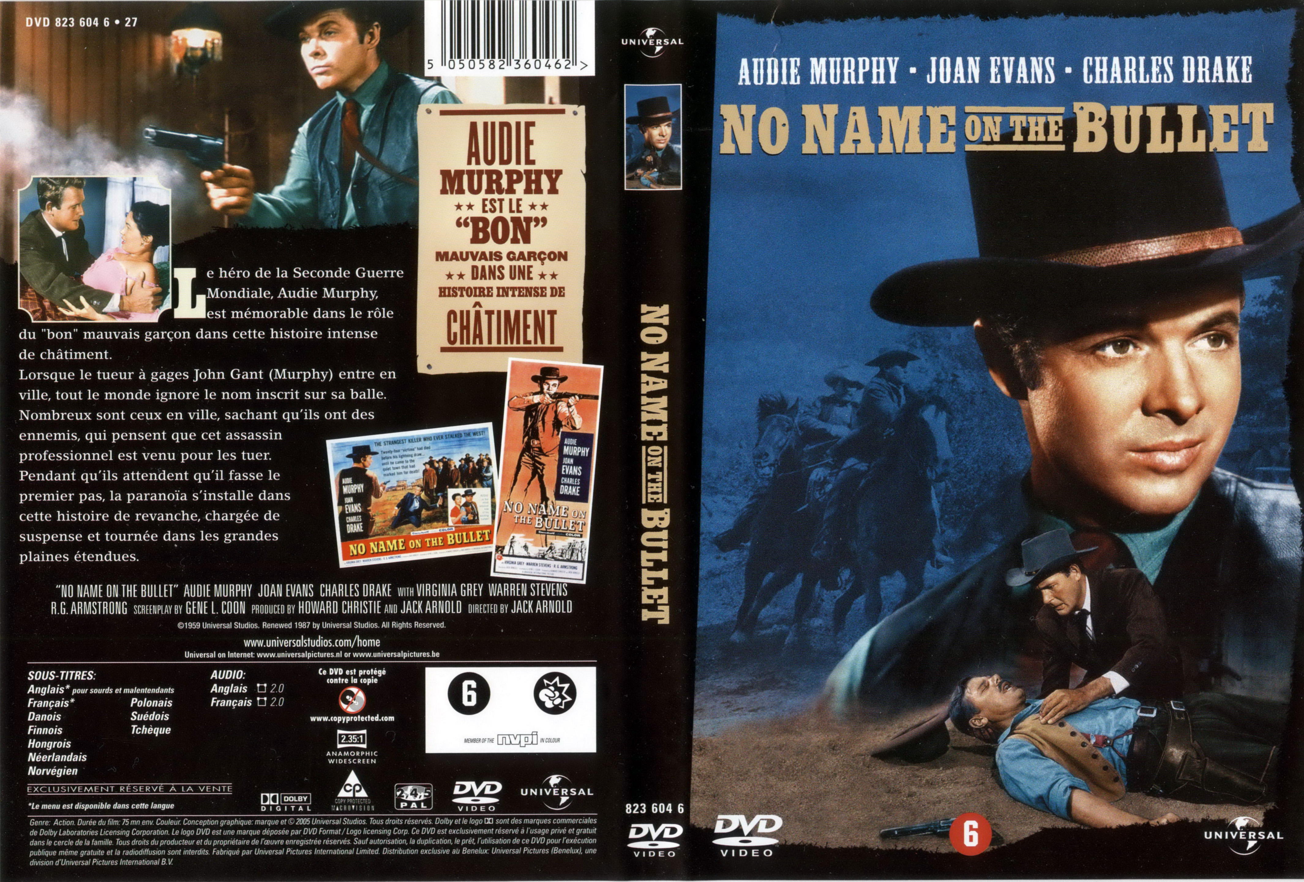Jaquette DVD No name on the bullet v2