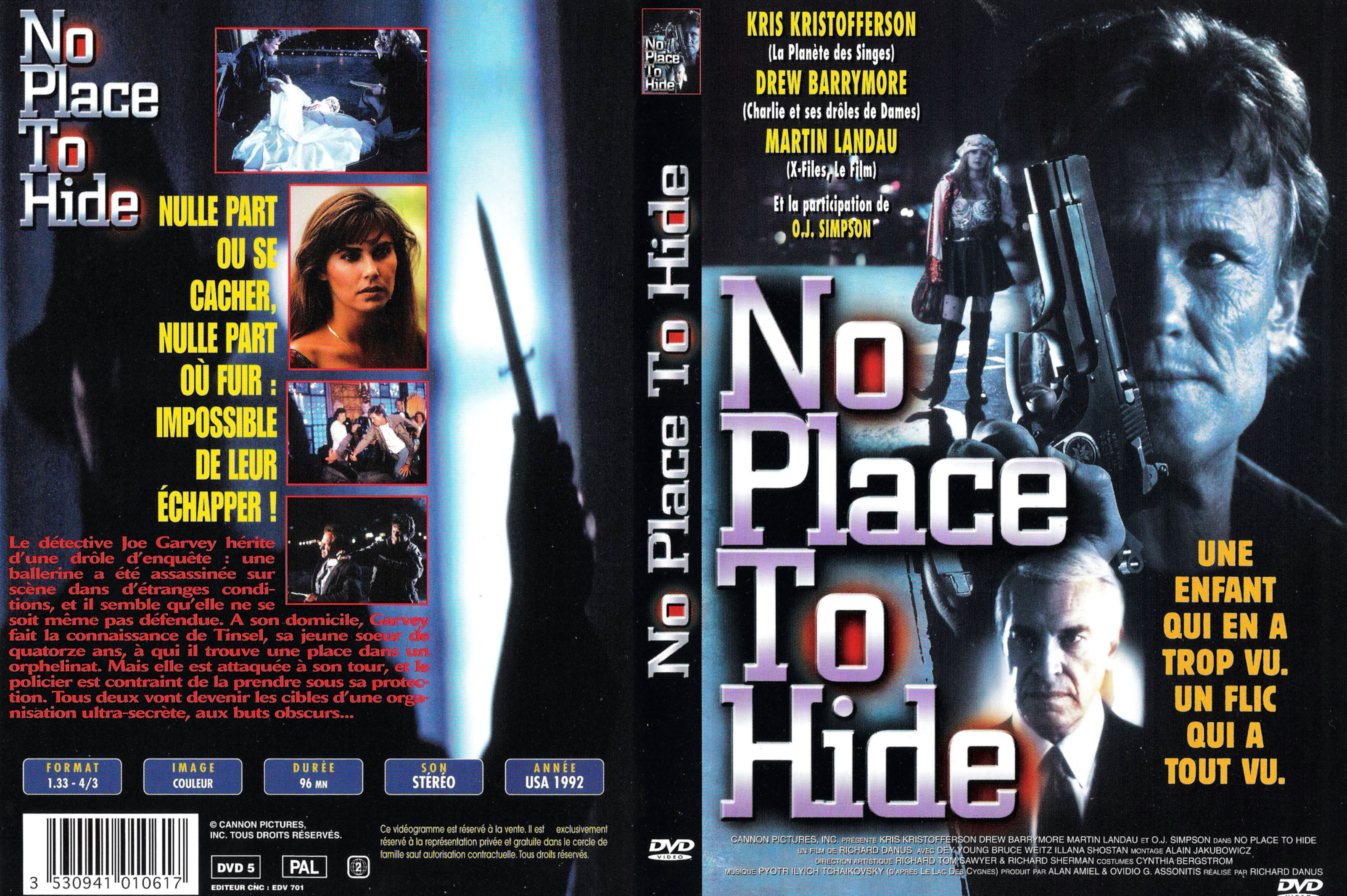 Jaquette DVD No place to hide