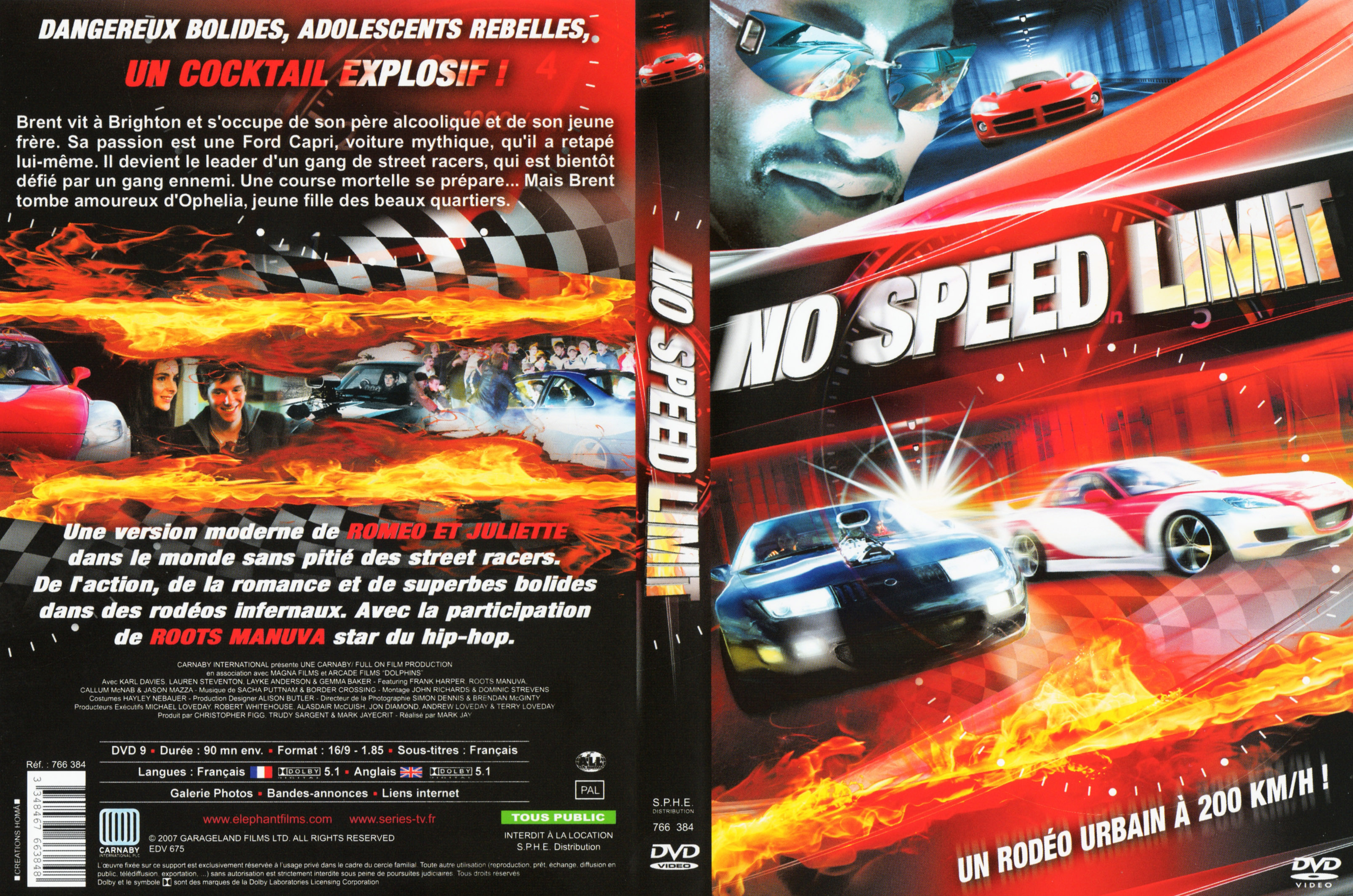 Jaquette DVD No speed limit