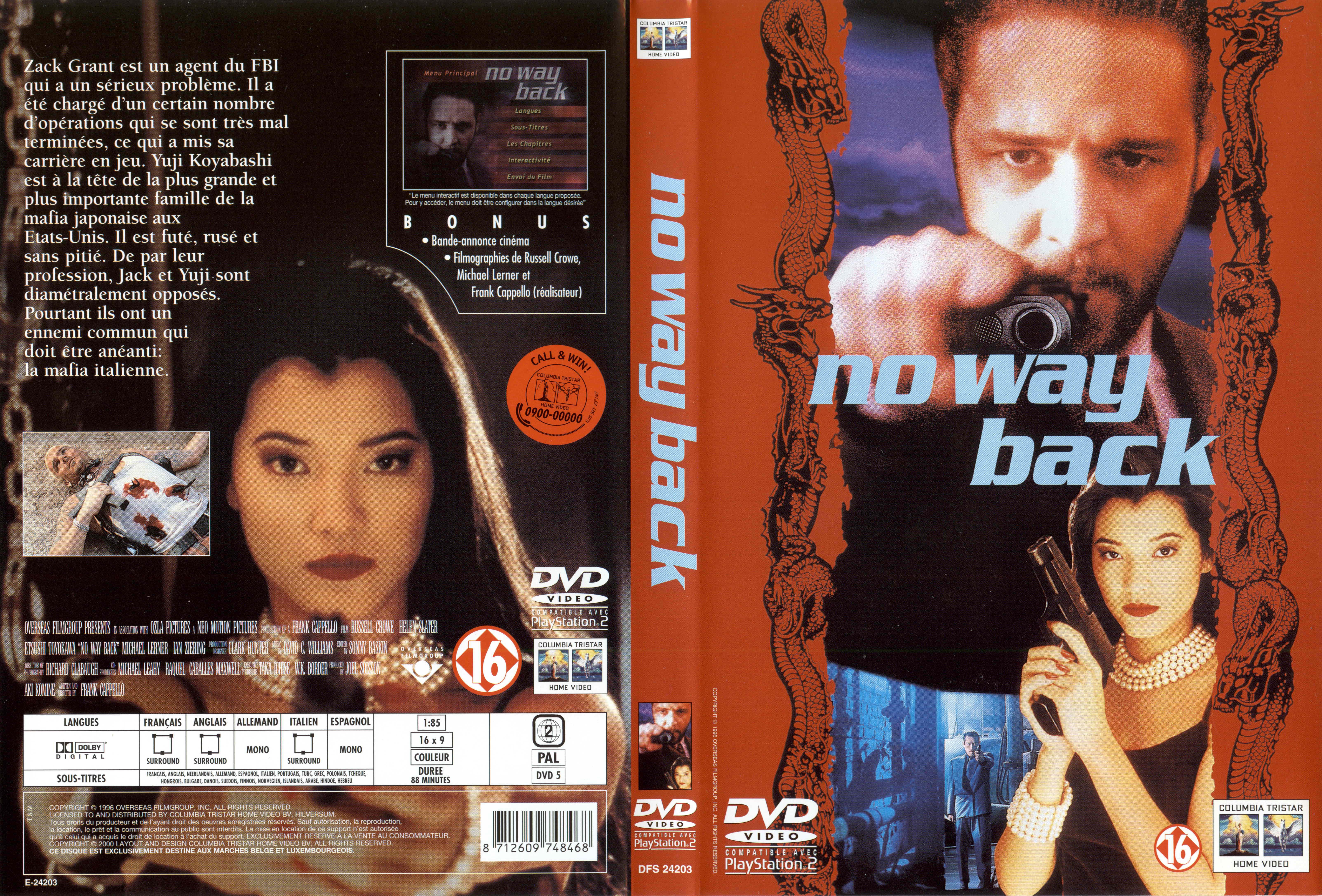 Jaquette DVD No way back