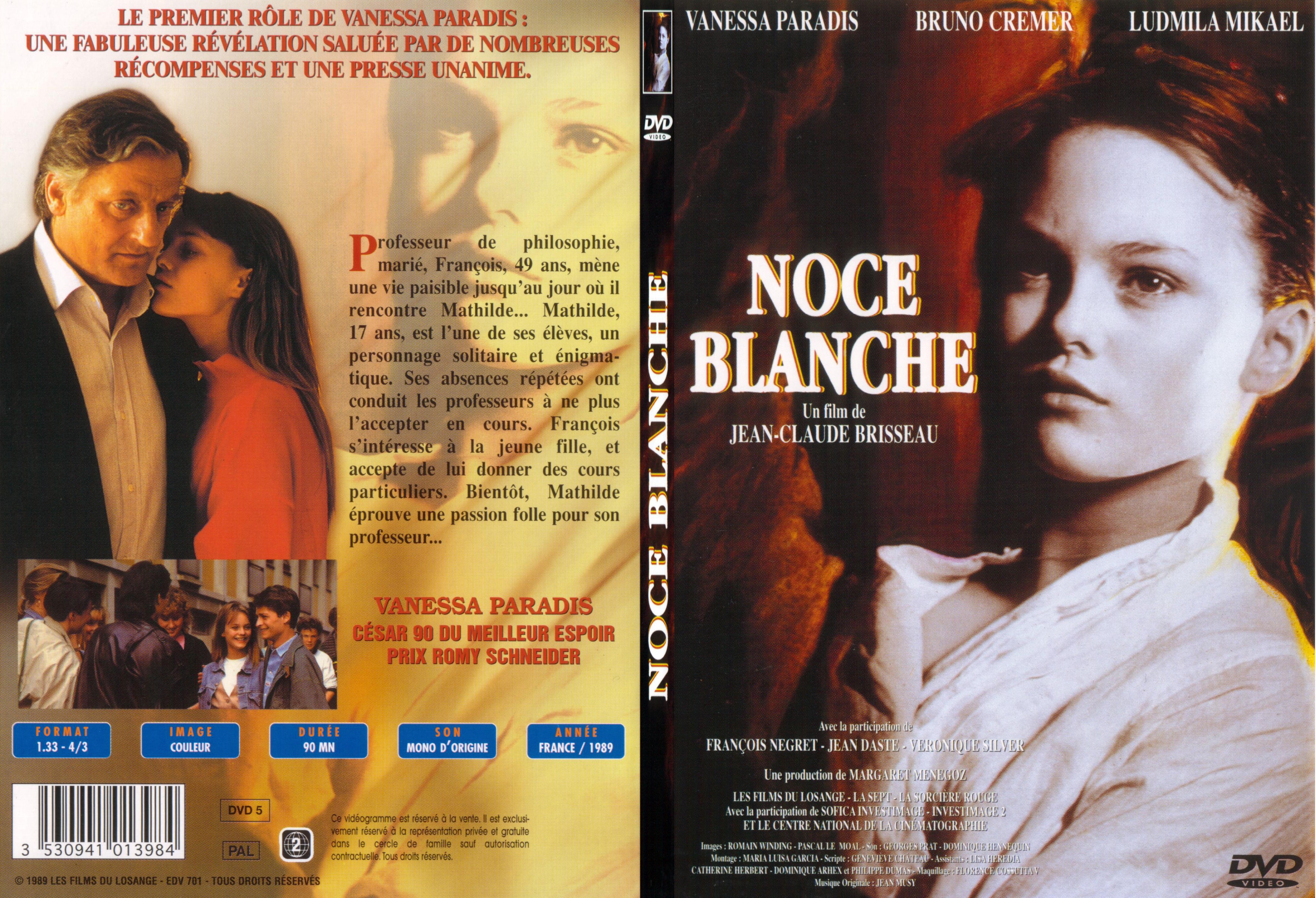 Jaquette DVD Noce blanche - SLIM