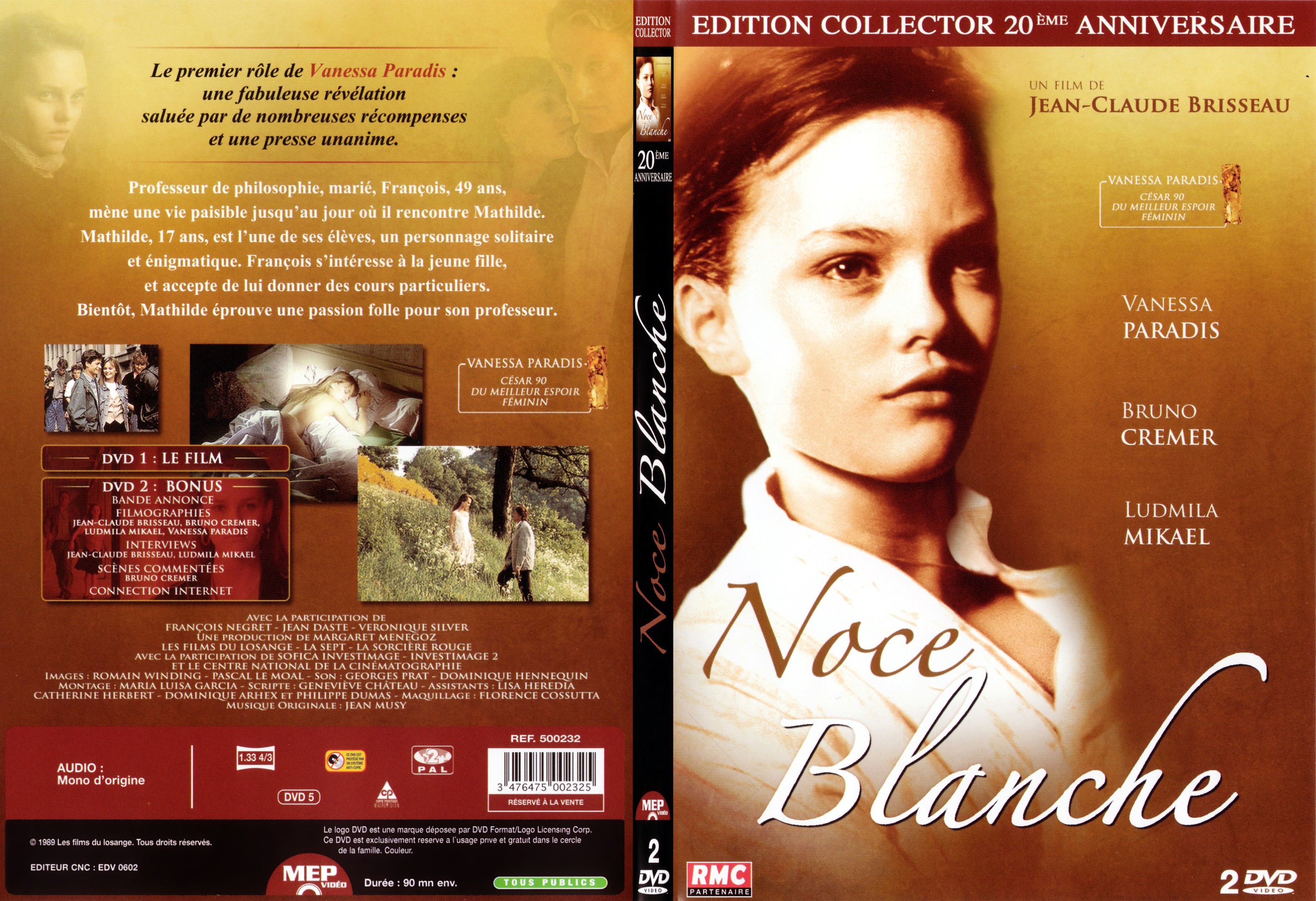 Jaquette DVD Noce blanche - SLIM v2