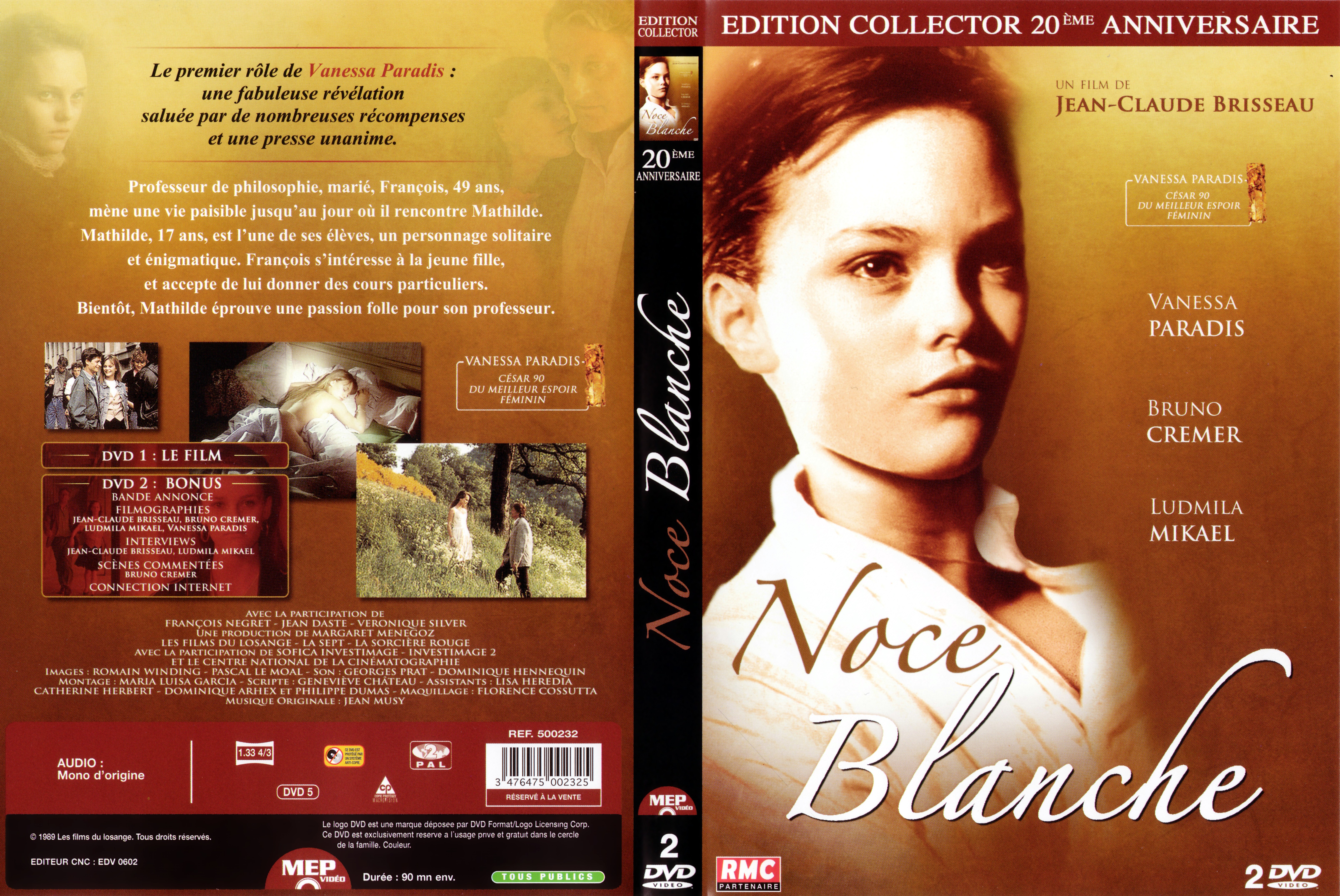 Jaquette DVD Noce blanche v2