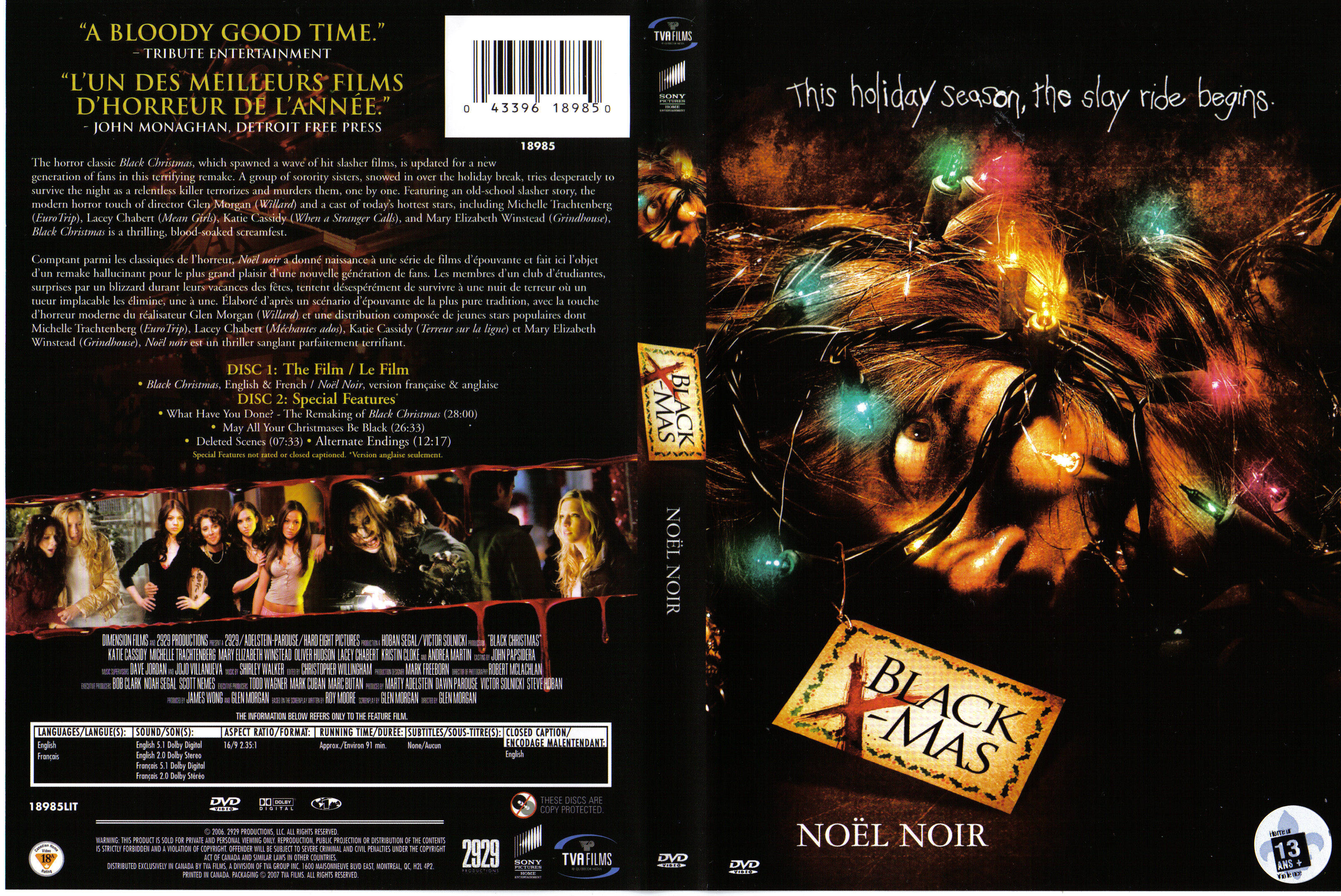 Jaquette DVD Noel Noir