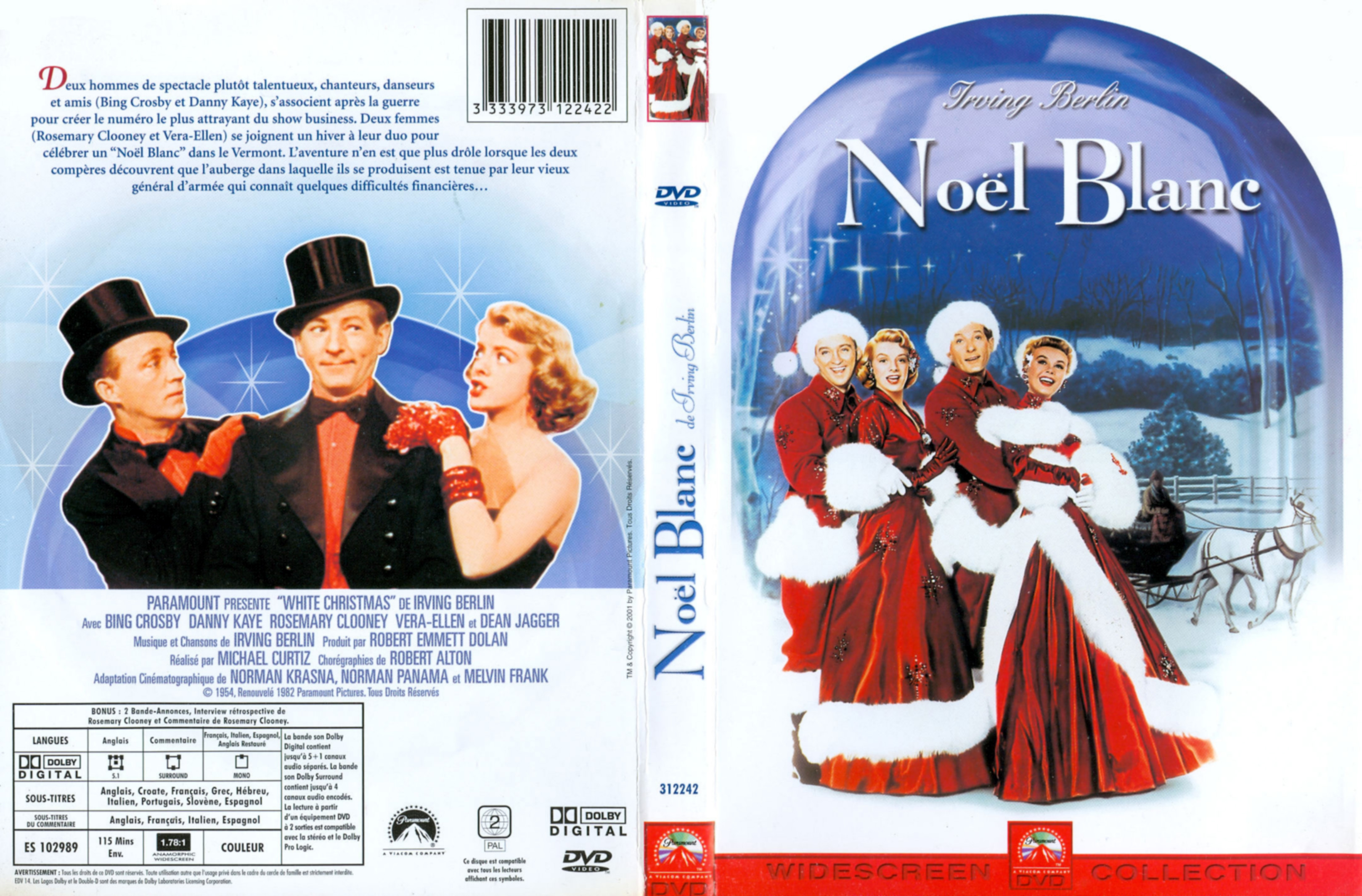 Jaquette DVD Noel blanc