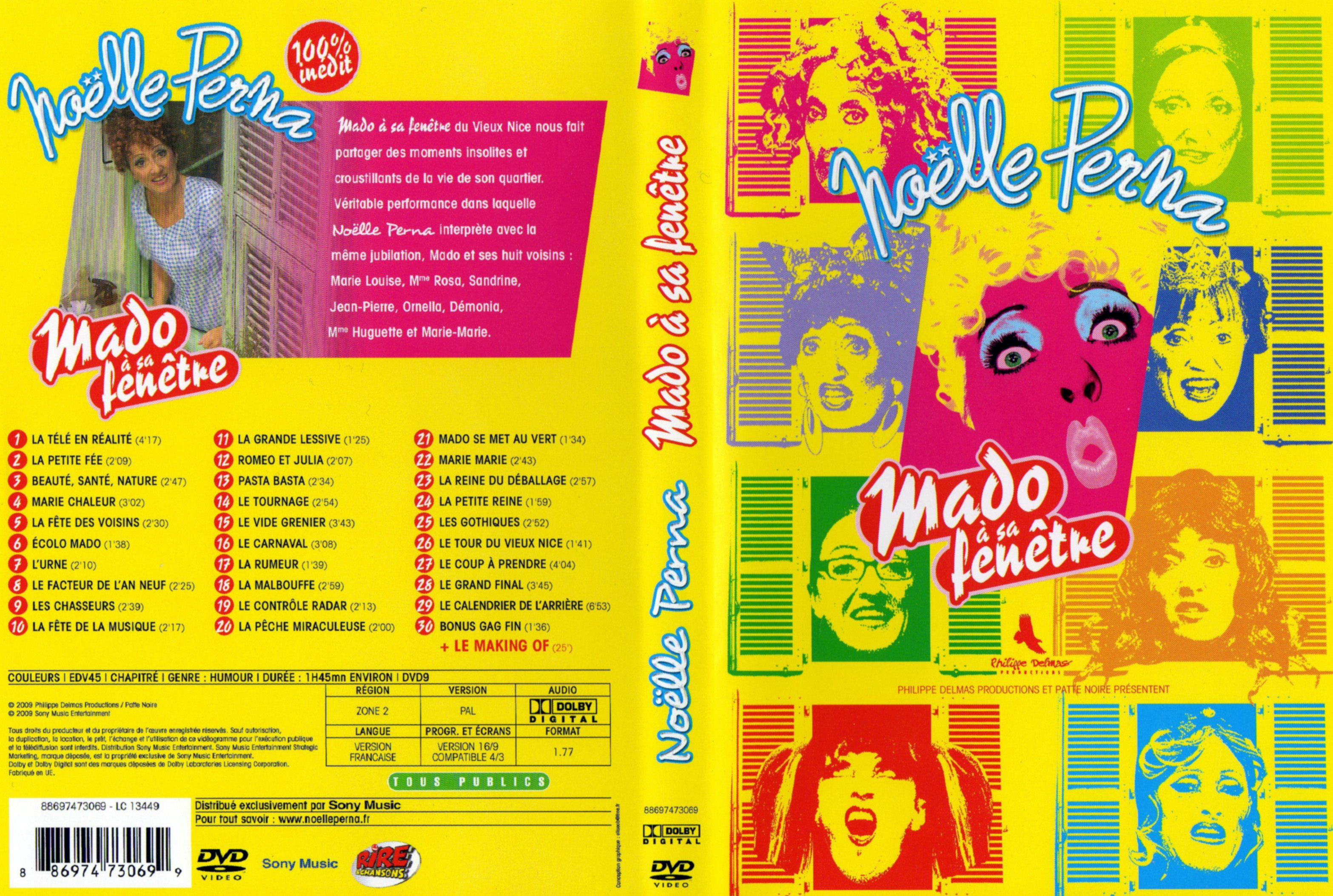 Jaquette DVD Noelle Perna - Mado  sa fenetre 