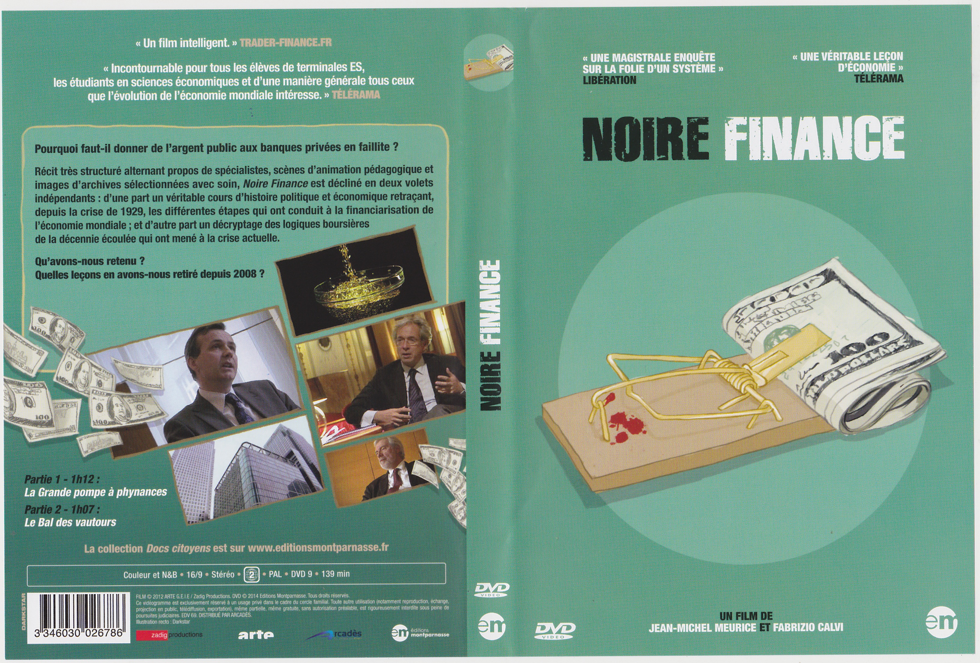 Jaquette DVD Noire finance