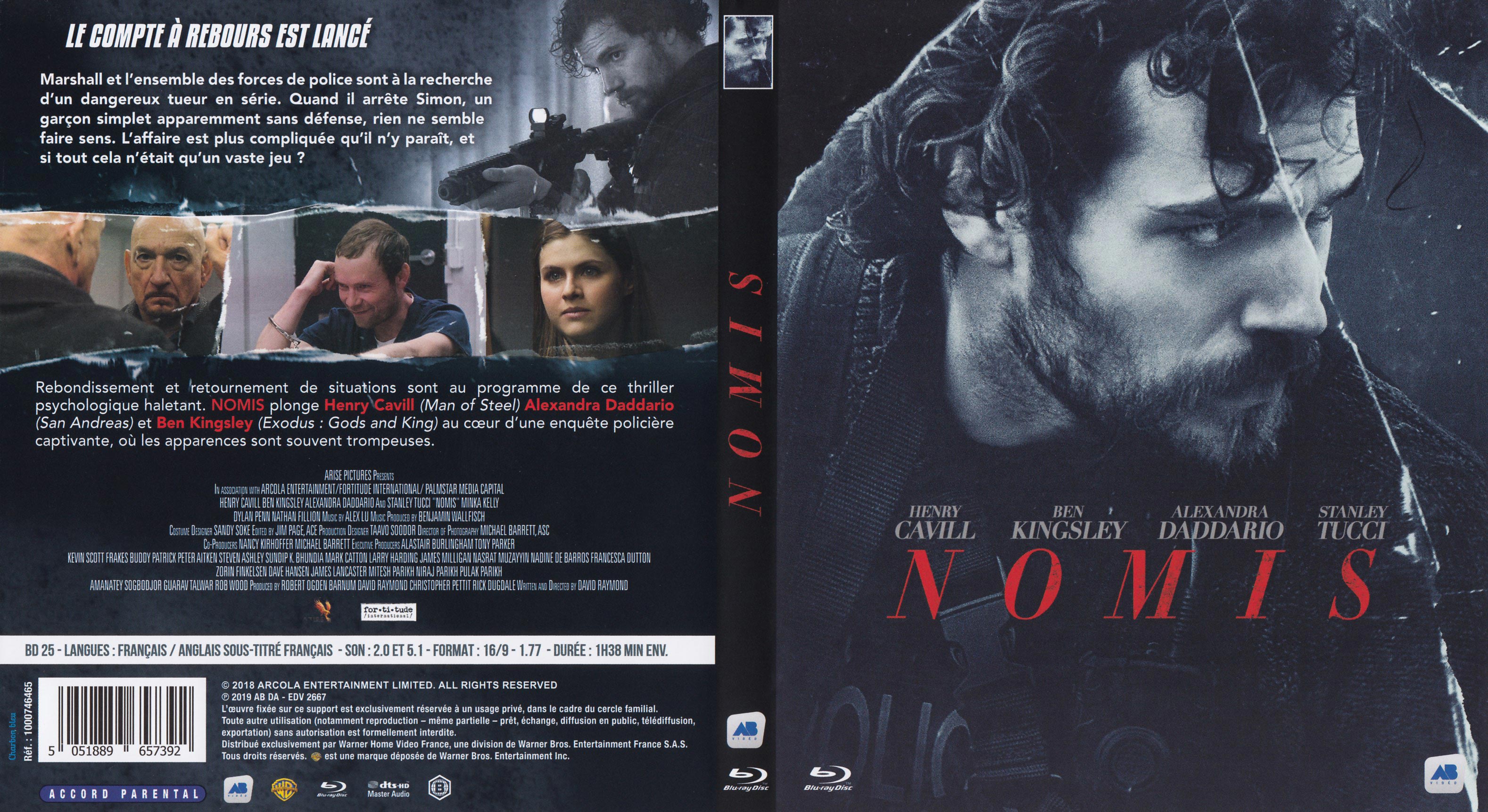 Jaquette DVD Nomis (BLU-RAY)