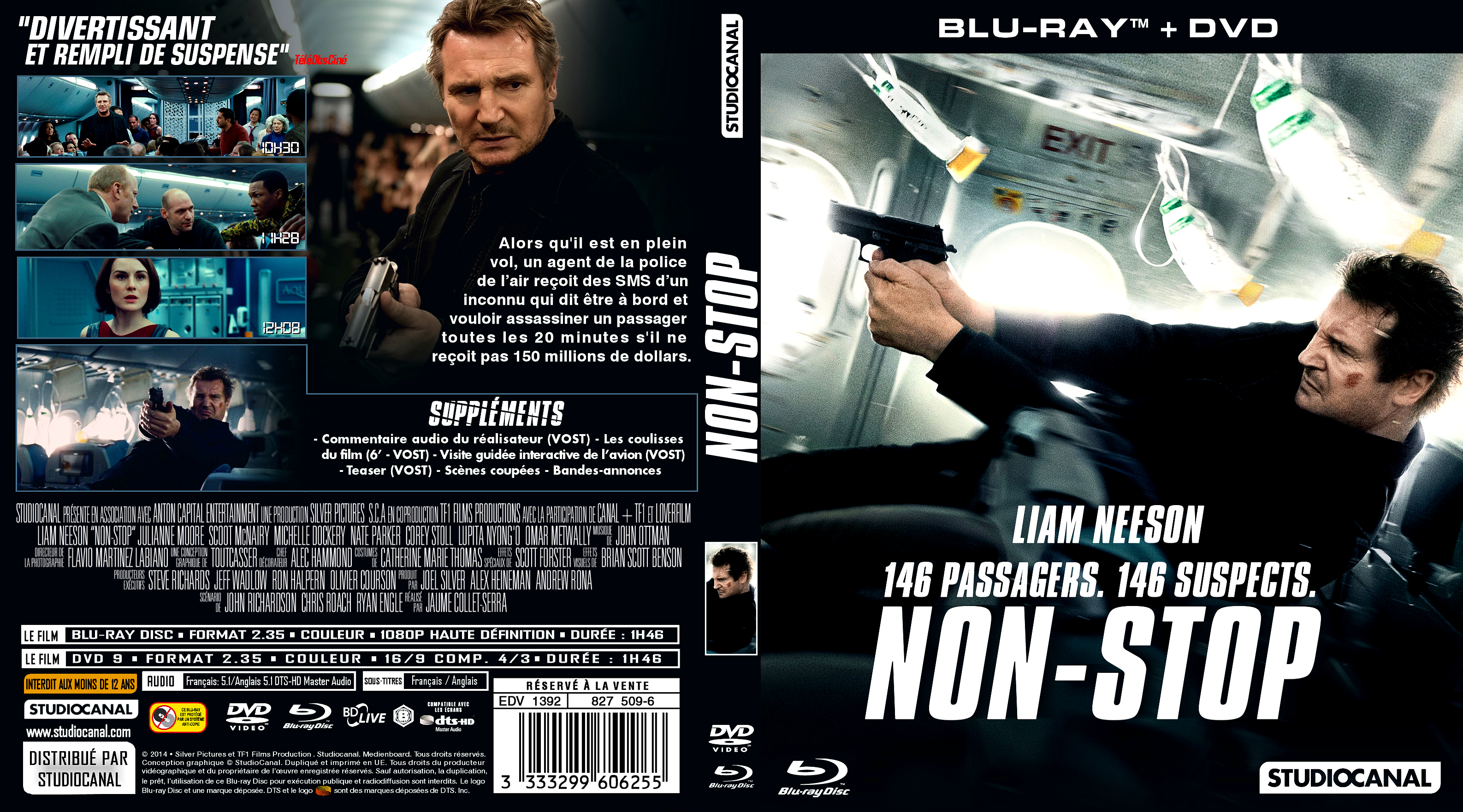 Jaquette DVD Non stop custom (BLU-RAY)