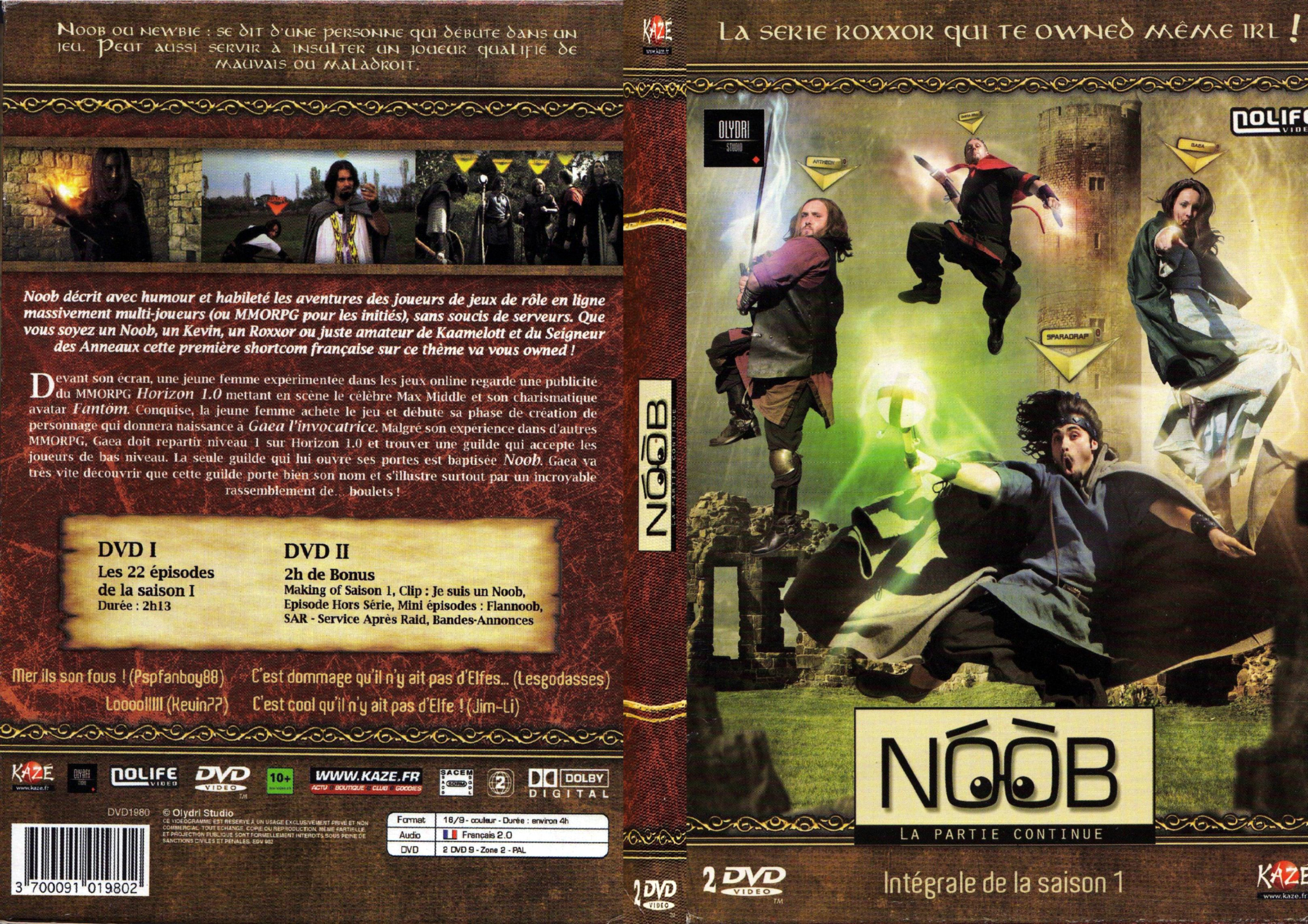 Jaquette DVD Noob Saison 1