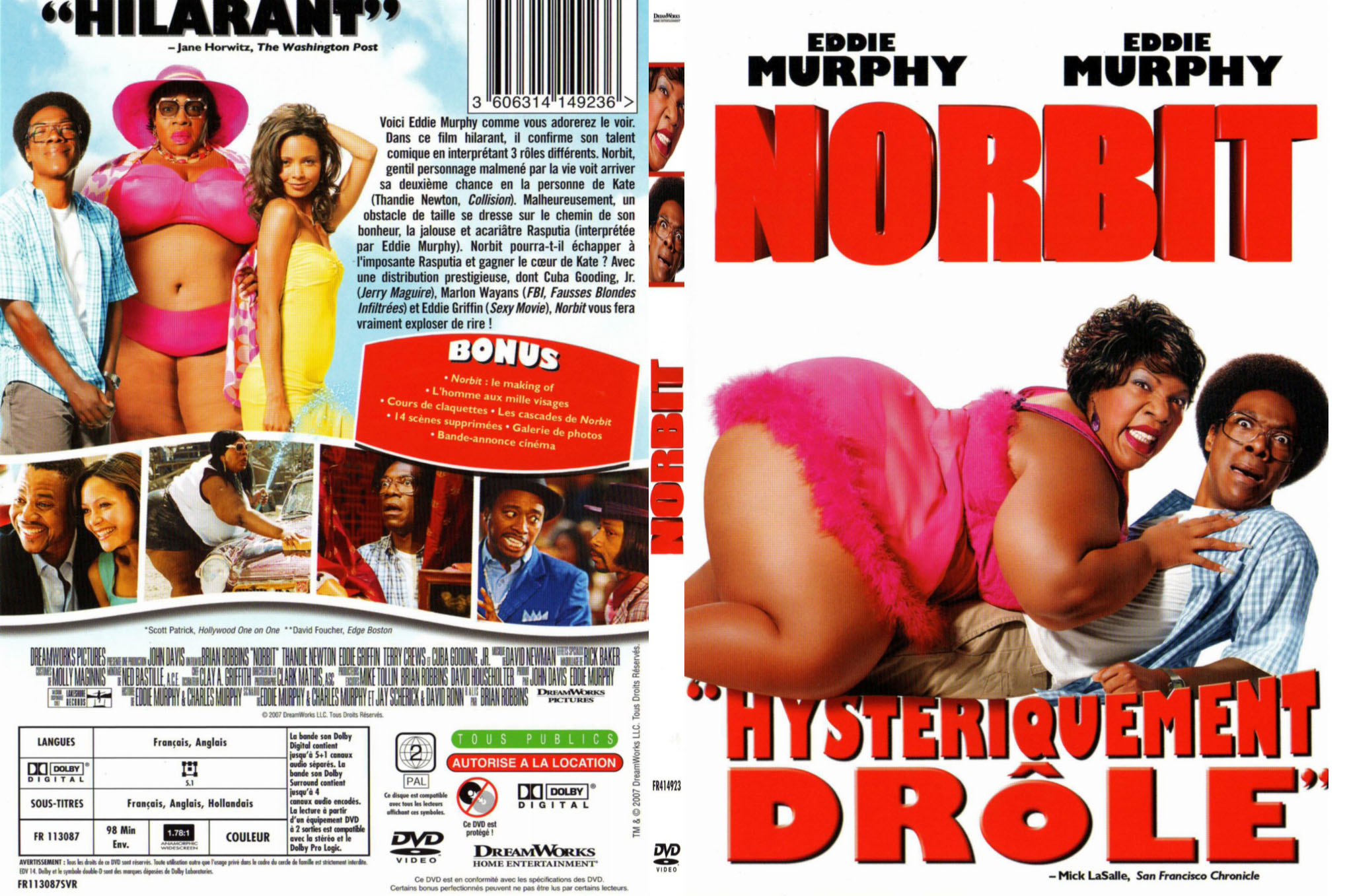 Jaquette DVD Norbit - SLIM