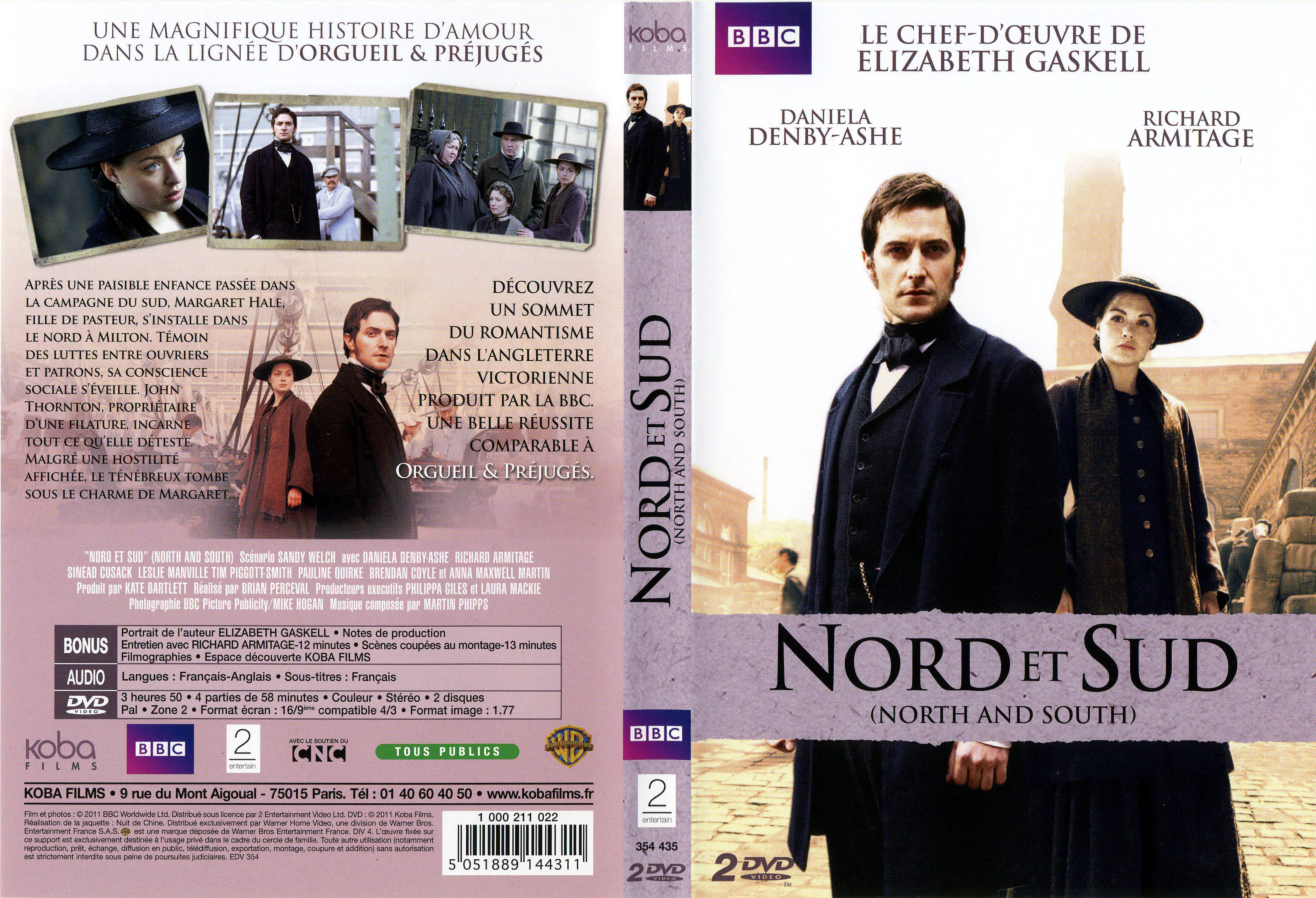 Jaquette DVD Nord et Sud (2011)