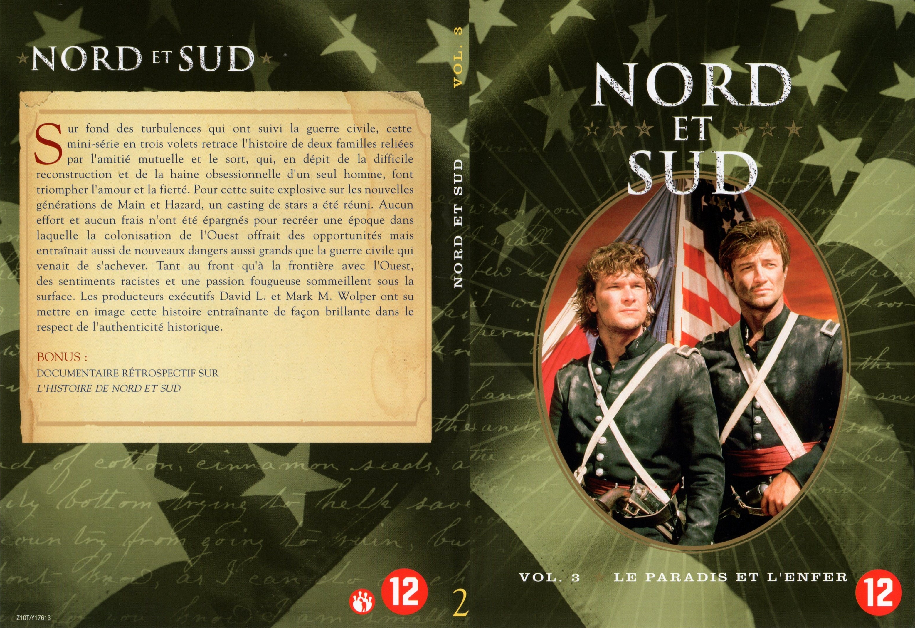 Jaquette DVD Nord et sud vol 3 dvd 2