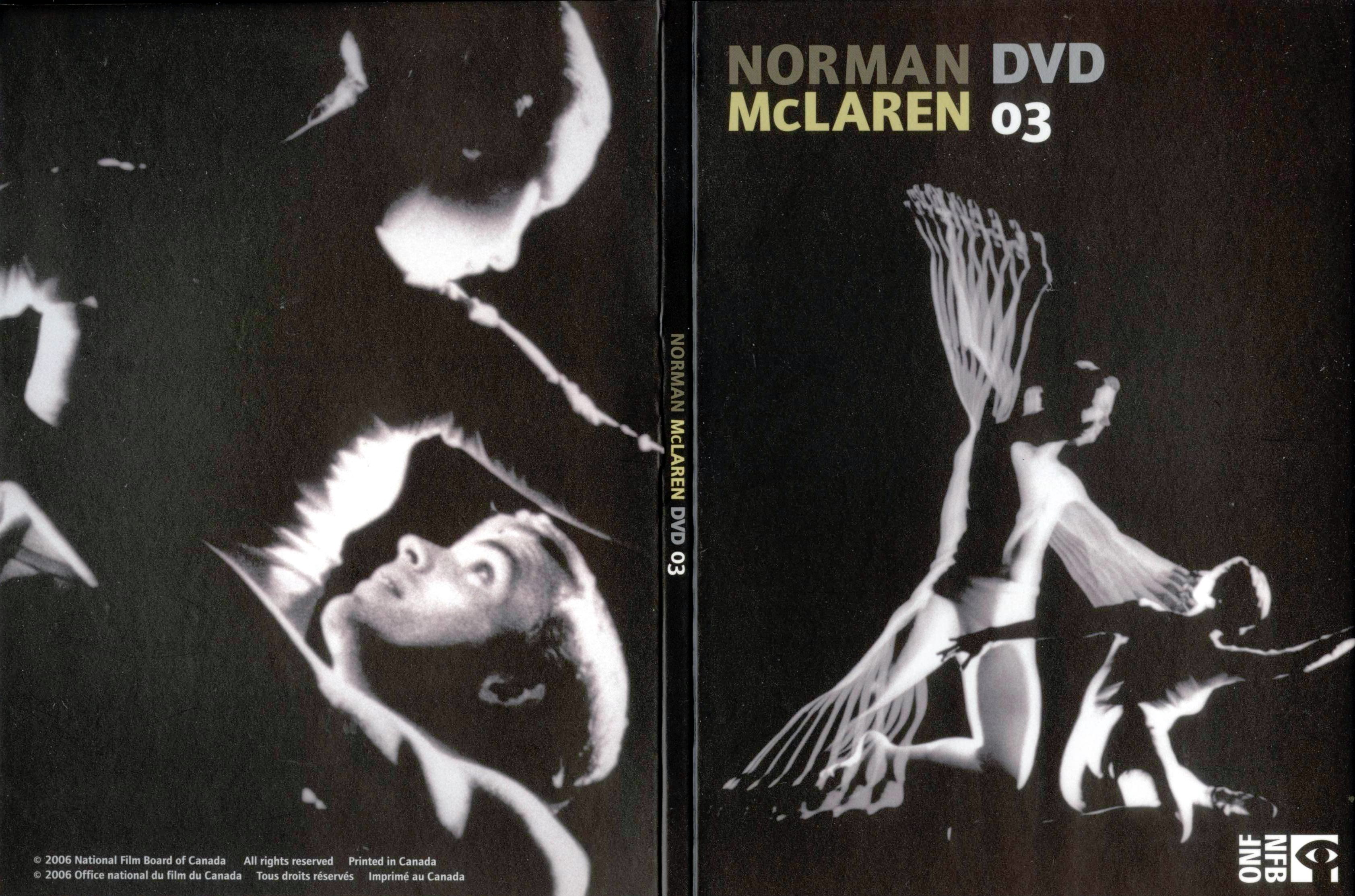 Jaquette DVD Norman McLaren DVD 3
