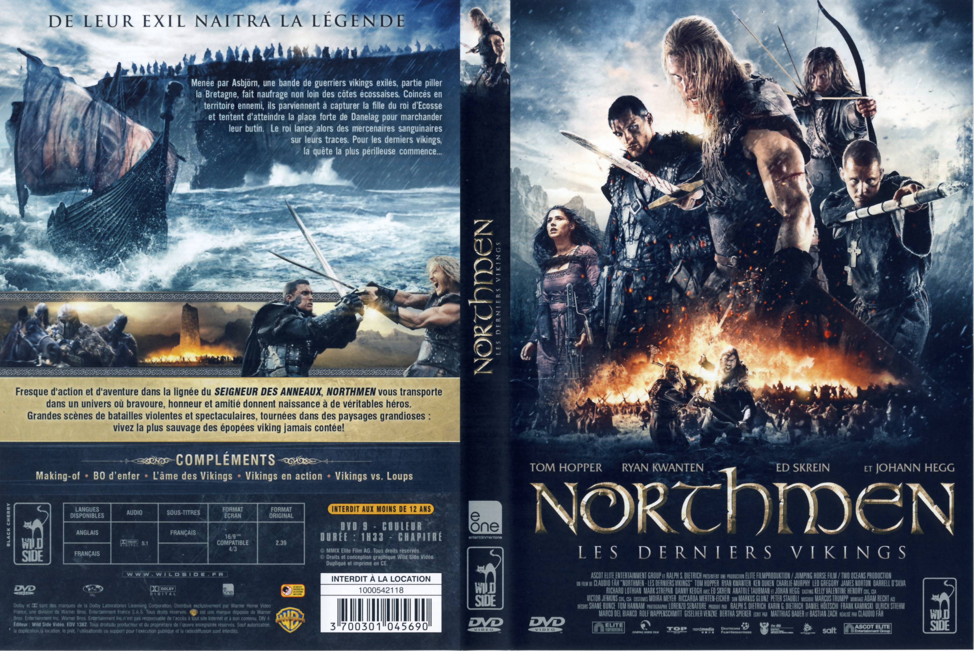 Jaquette DVD Northmen : Les Derniers Vikings