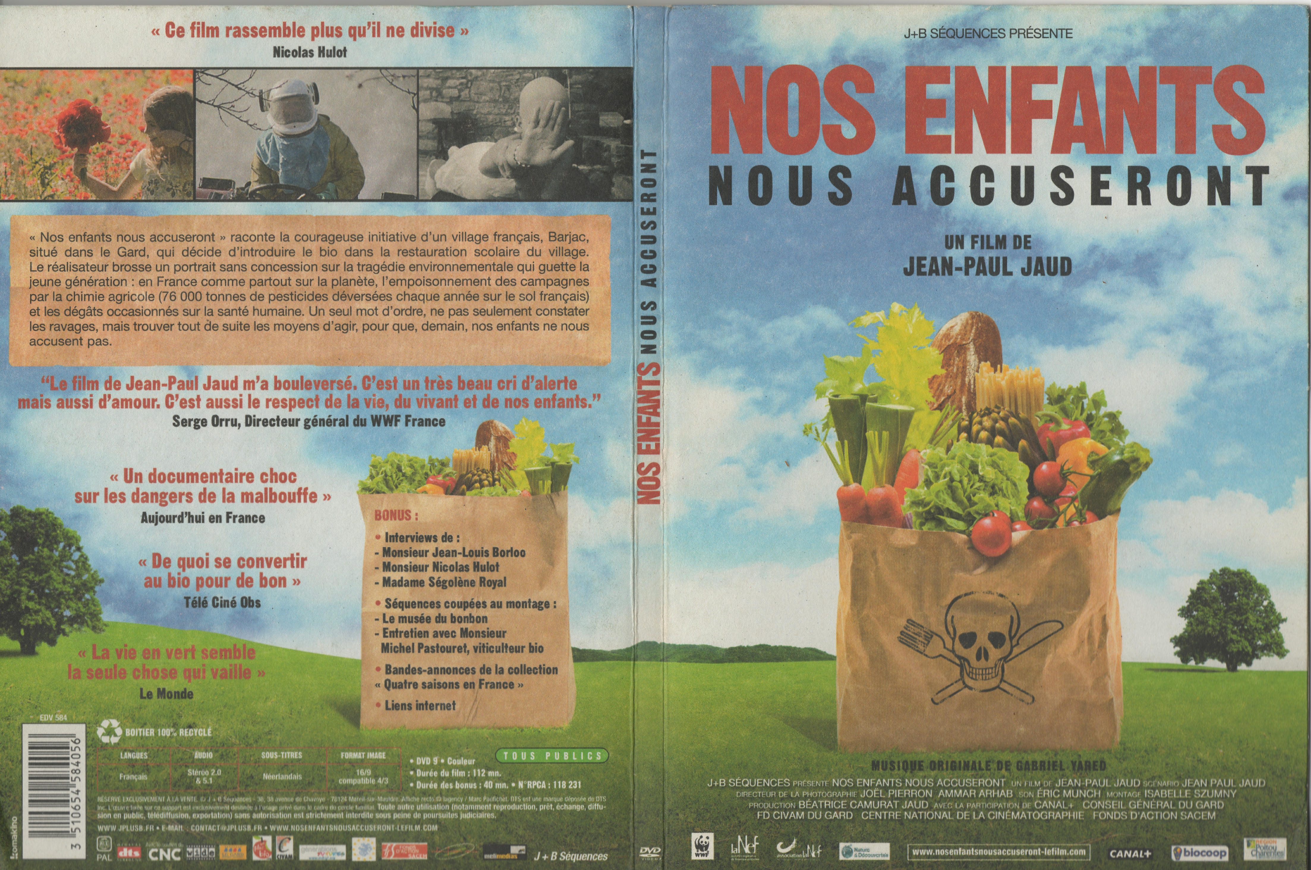 Jaquette DVD Nos enfants nous accuseront