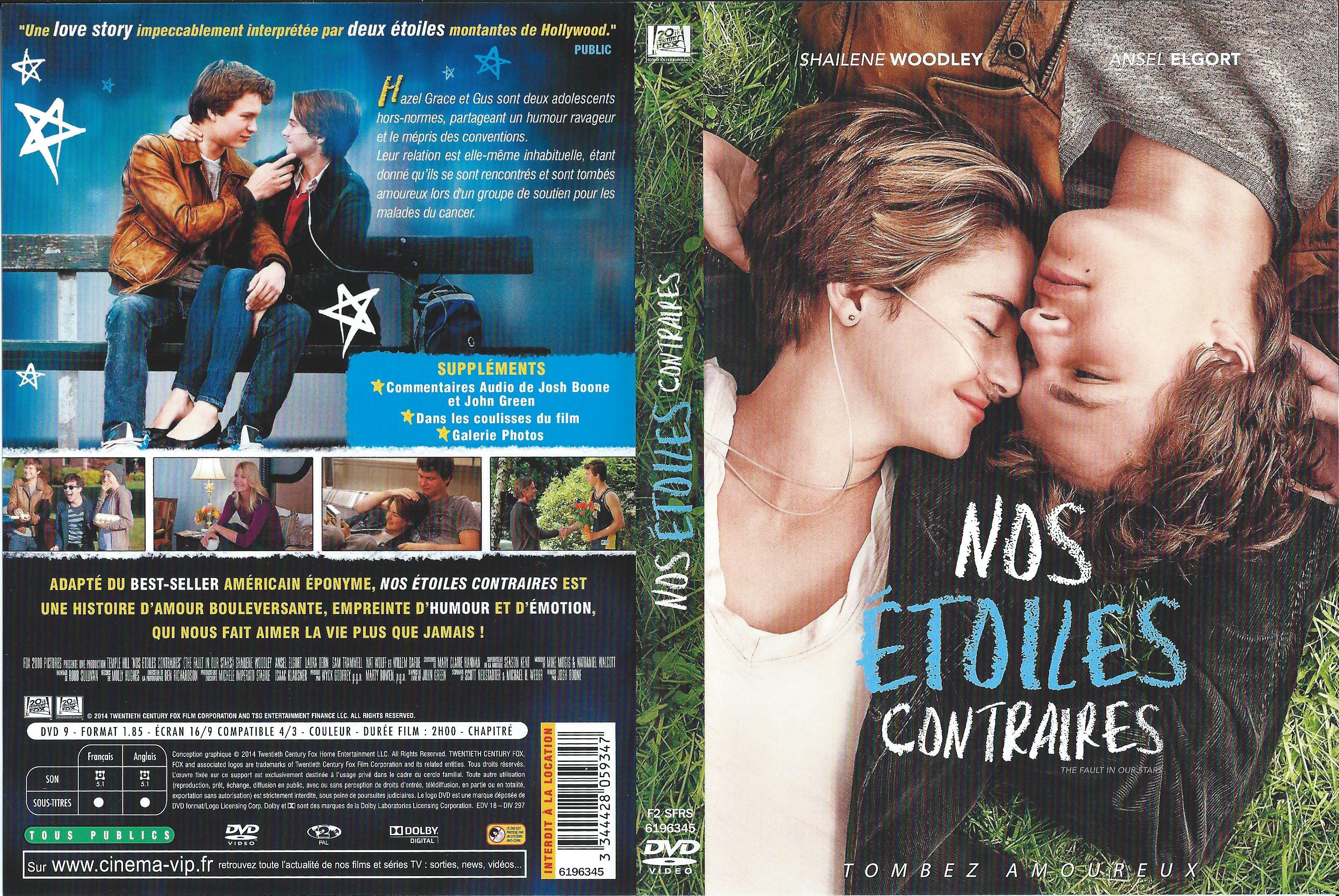 Jaquette DVD Nos toiles contraires