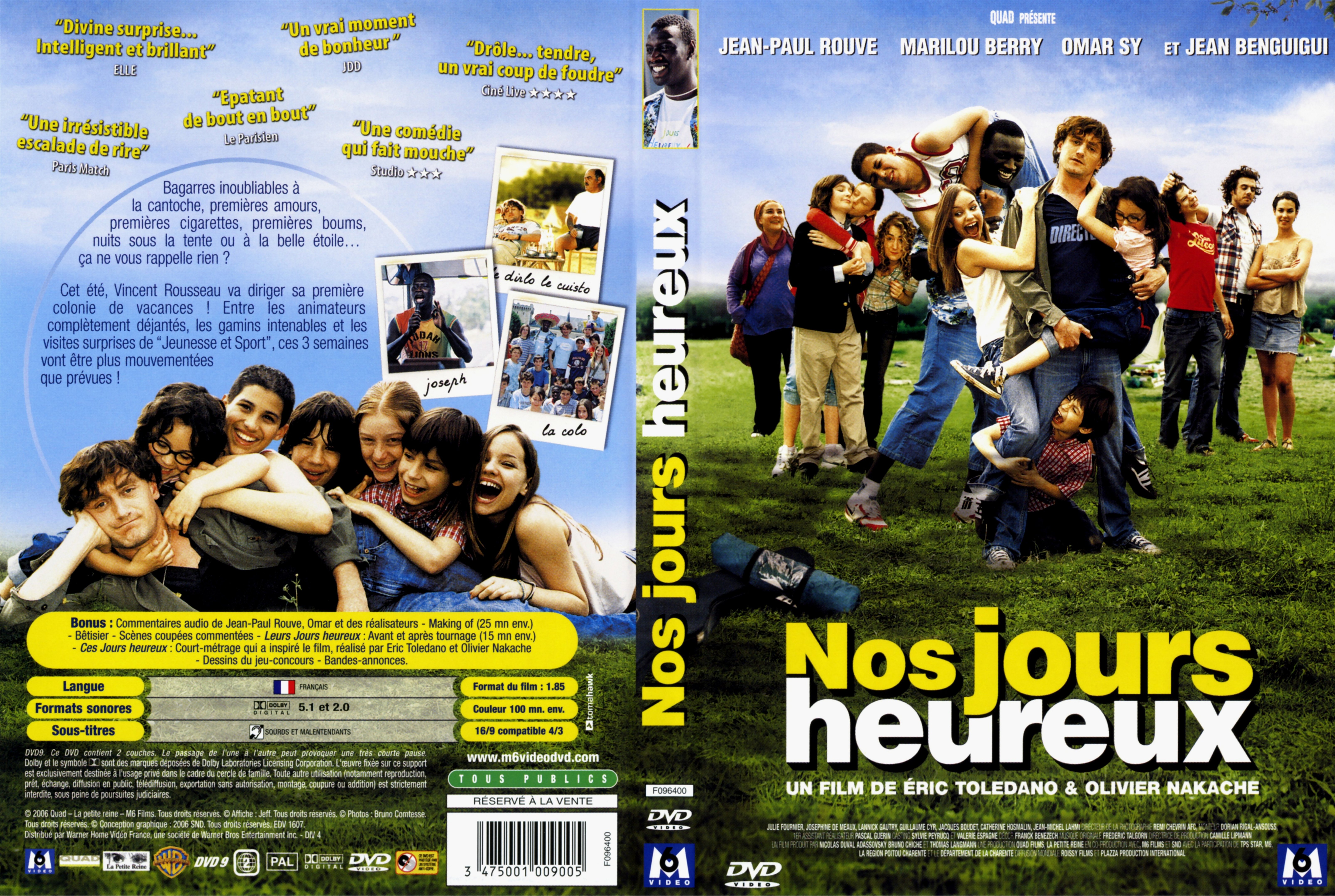 Jaquette DVD Nos jours heureux