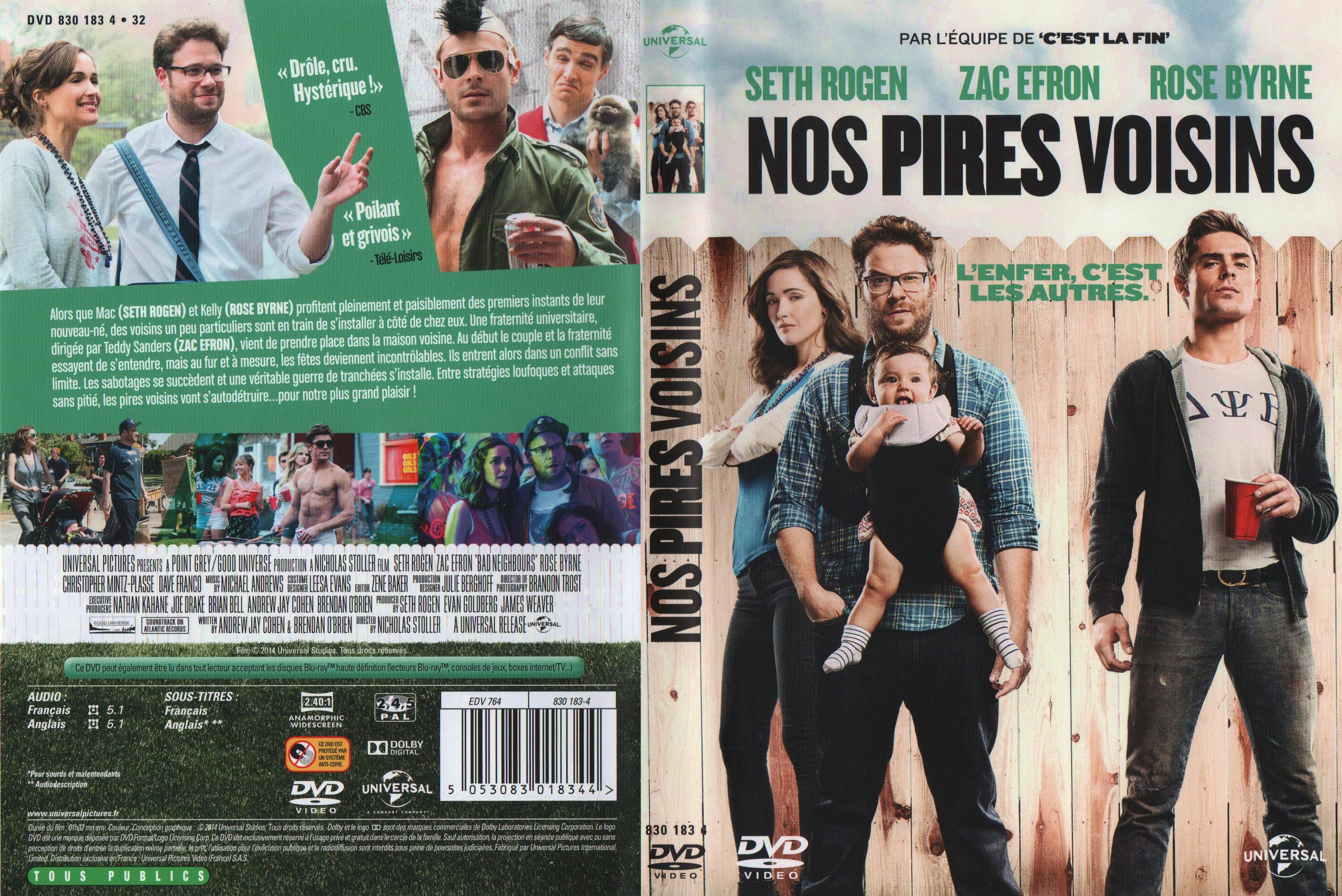 Jaquette DVD Nos pires voisins