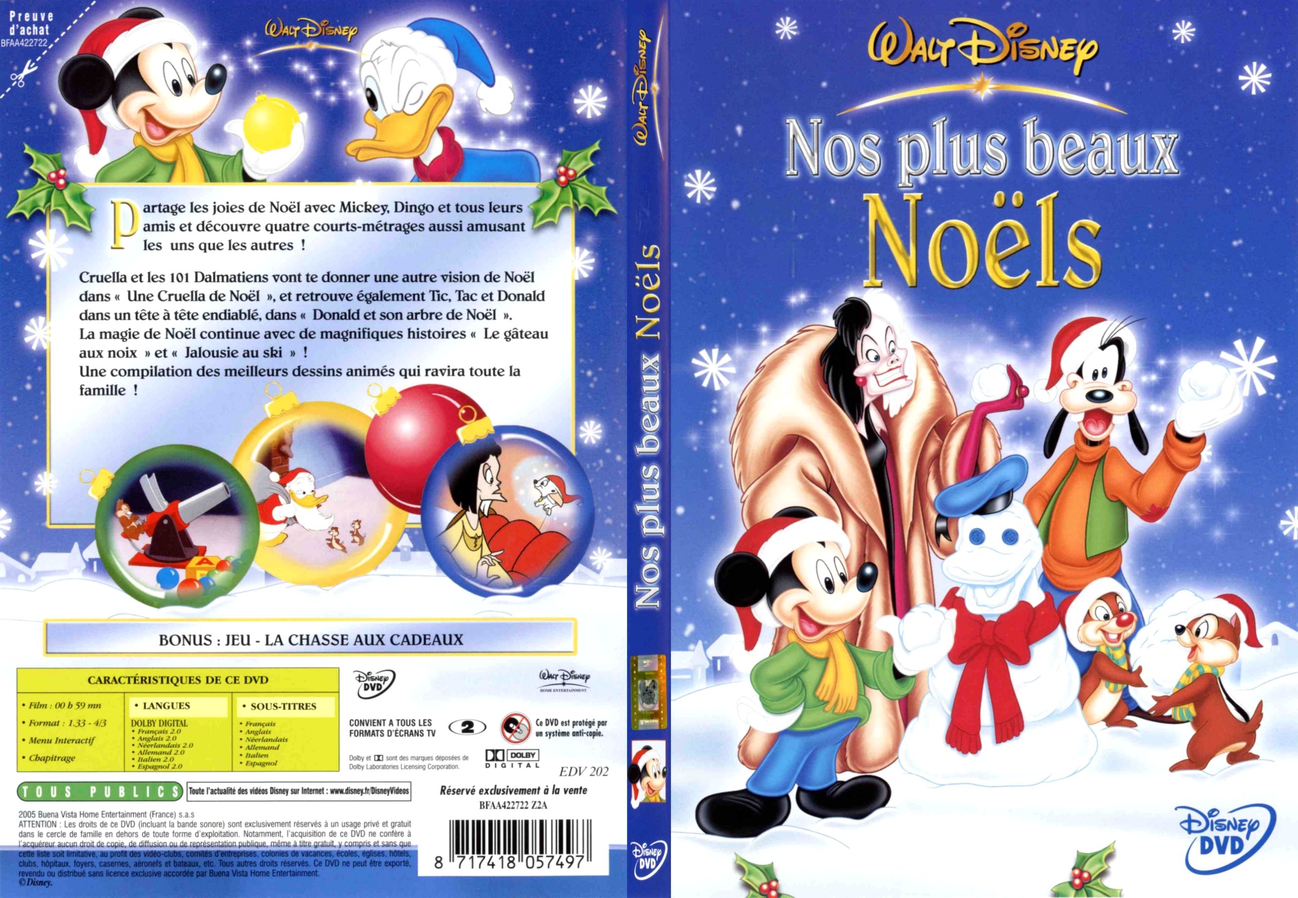 Jaquette DVD Nos plus beaux Noels - SLIM v2